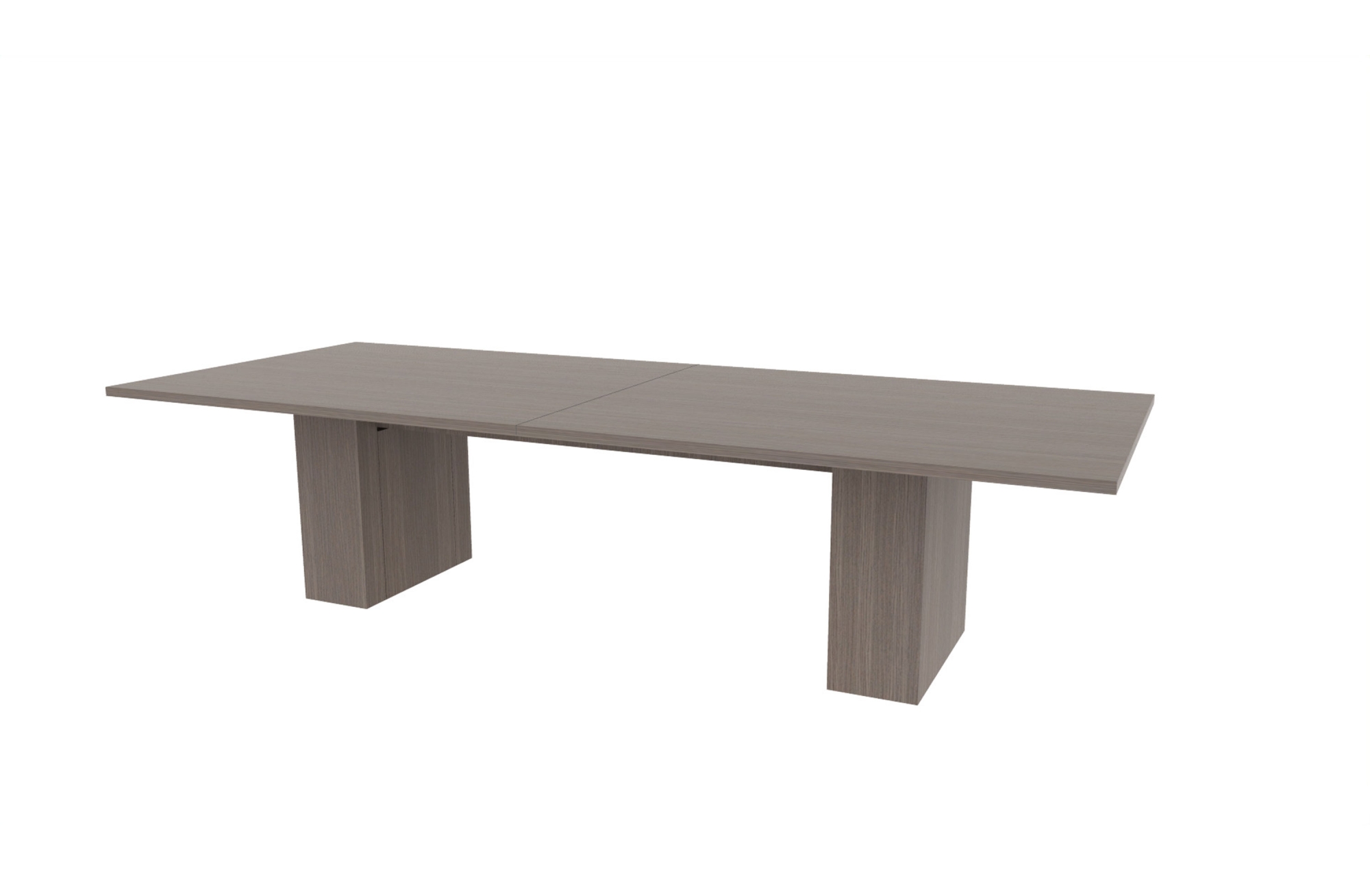 48"x120" Rectangle Top in HPL with 10" Rectangle Bases (88-48120RT with 88-248210RB)