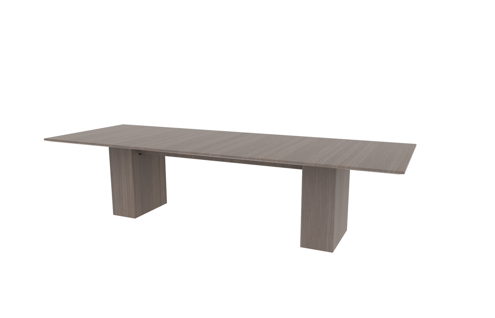 42"x120" Rectangle Top in Veneer with 10" Rectangle Bases (88-42120RT with 88-208210RB)