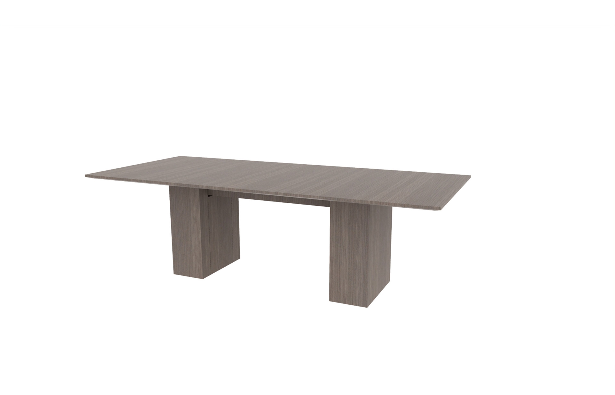 42"x96" Rectangle Top in Veneer with 10" Rectangle Bases (88-4296RT with 88-205810RB)