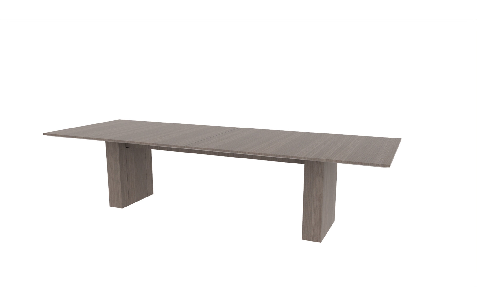 42"x120" Rectangle Top in Veneer with 6" Rectangle Bases (88-42120RT with 88-208206RB)