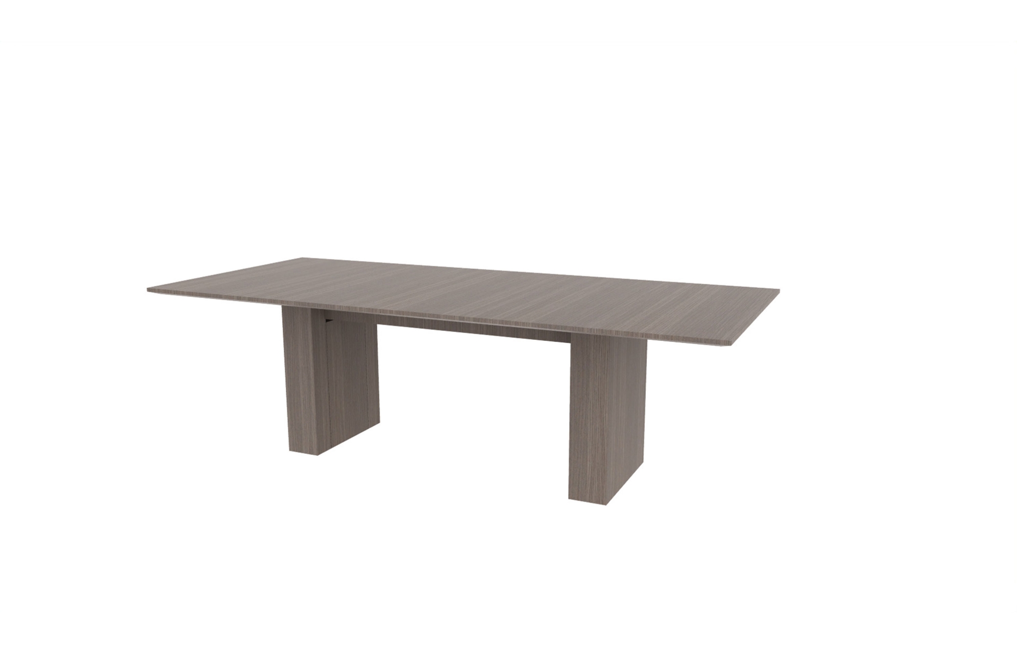 42"x96" Rectangle Top in Veneer with 6" Rectangle Bases (88-4296RT with 88-205806RB)