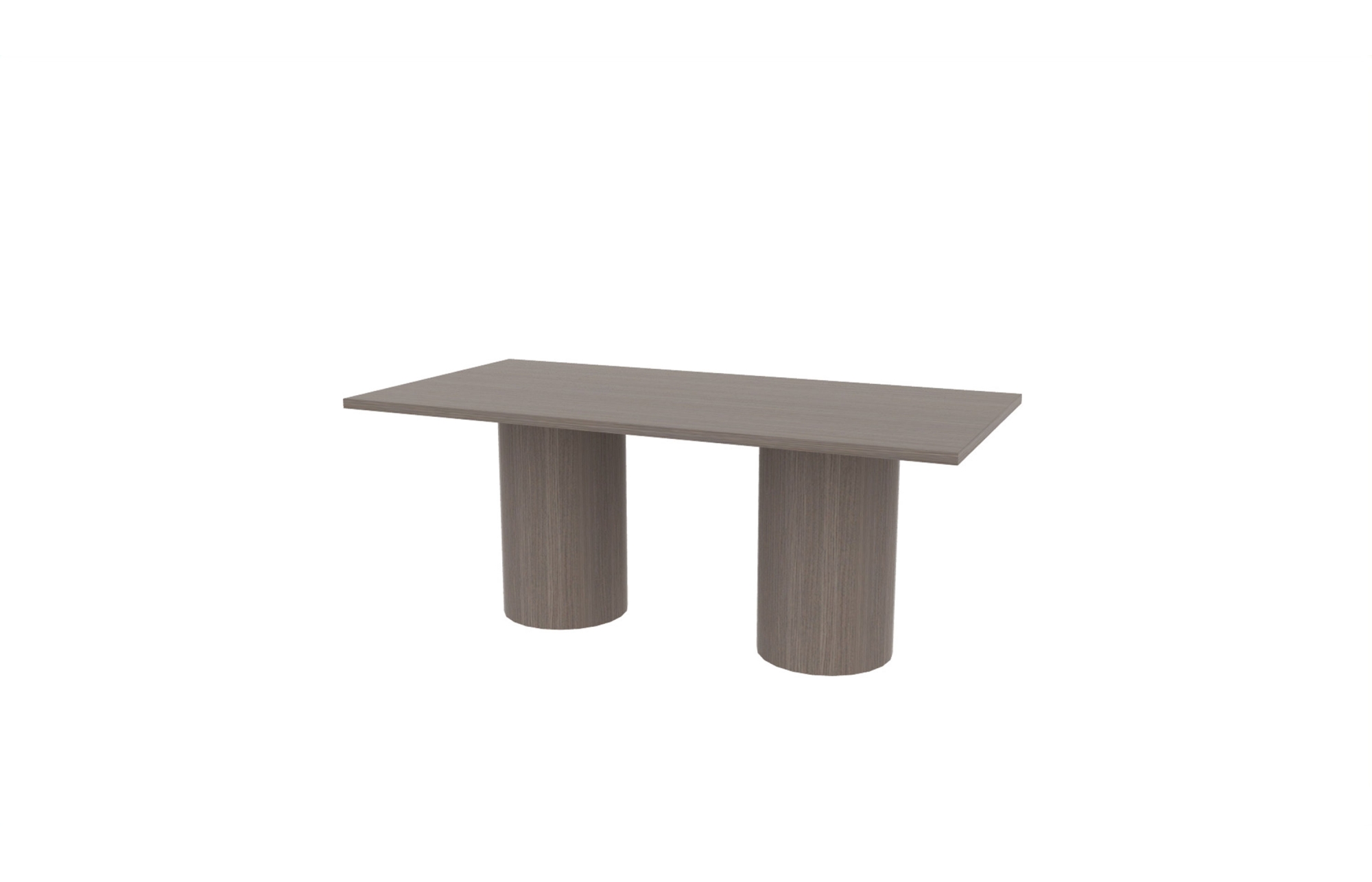 36"x72" Rectangle Top in HPL with Cylinder Bases (88-3672RT with 01-1616CB)