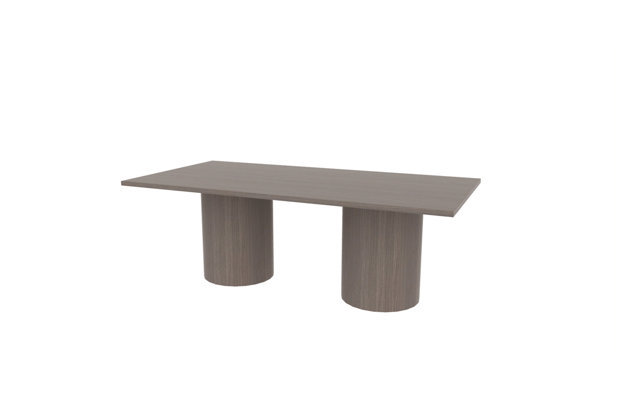 42"x84" Rectangle Top in HPL with Cylinder Bases (88-4284RT with 01-2020CB)