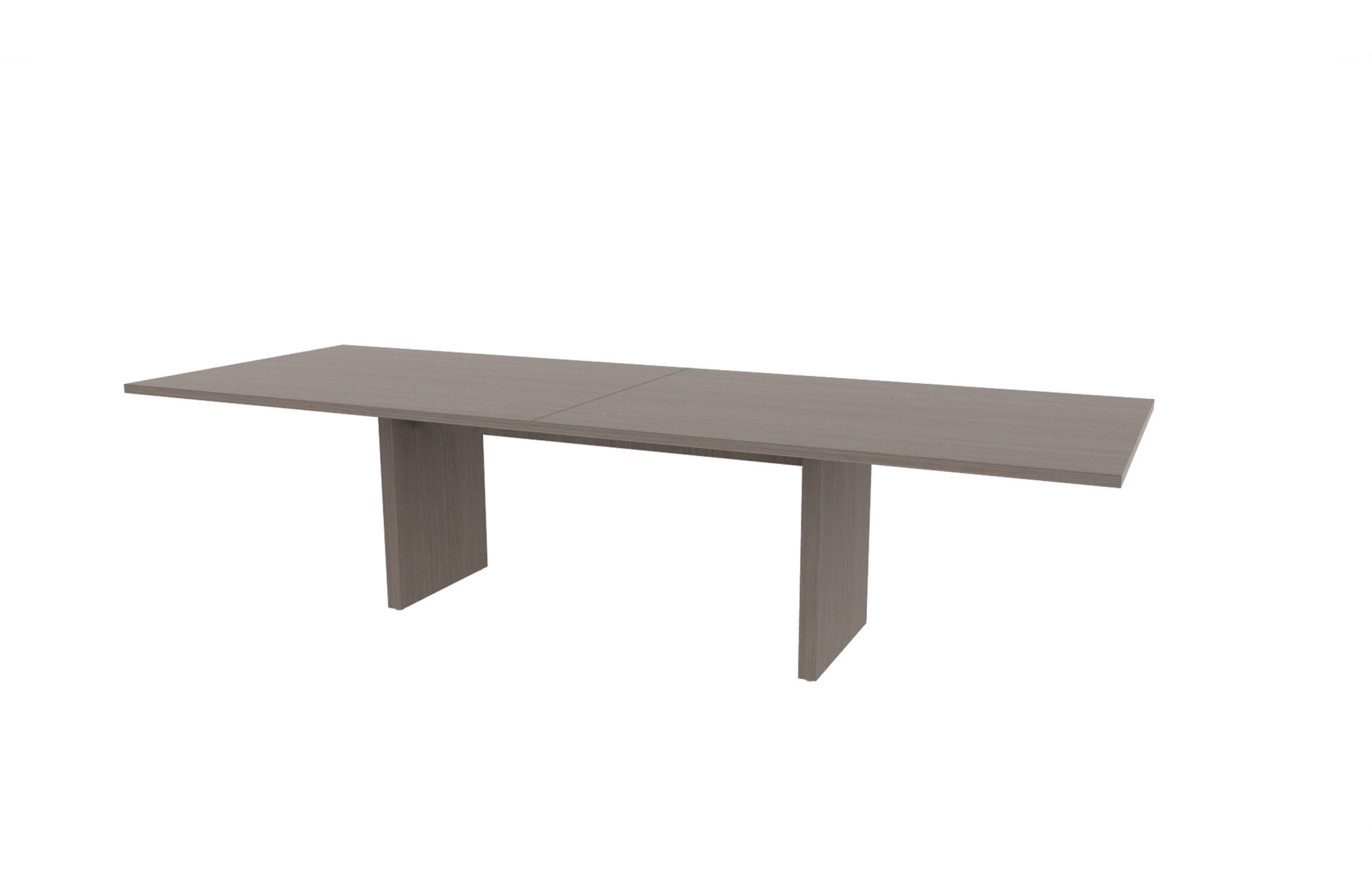 42"x120" Rectangle Top in HPL with Rectangular Panel Bases (88-42120RT with 88-2082RPB)