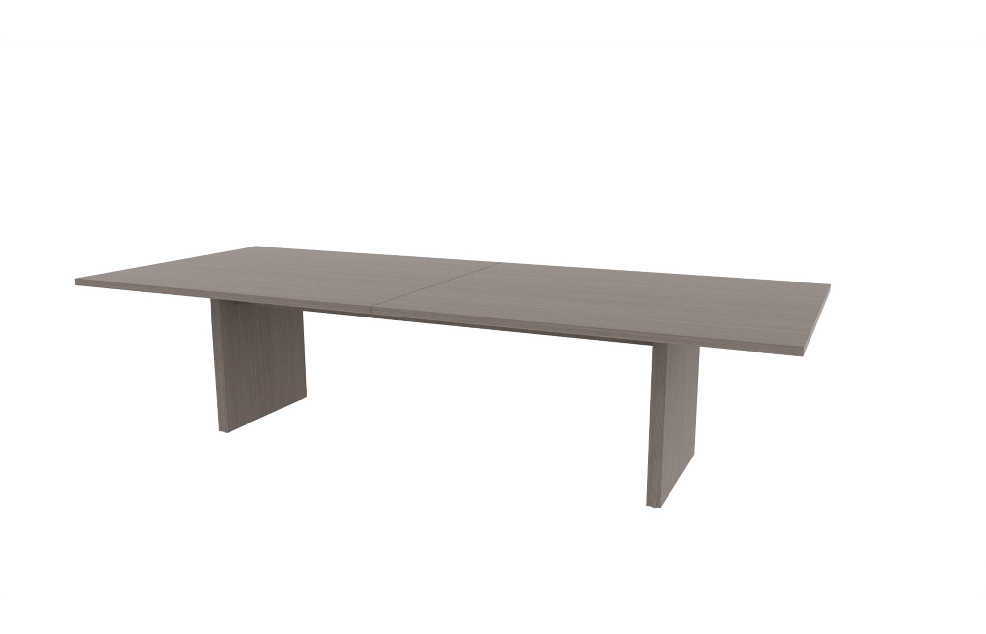 48"x120" Rectangle Top in HPL with Rectangular Panel Bases (88-48120RT with 88-2482RPB)