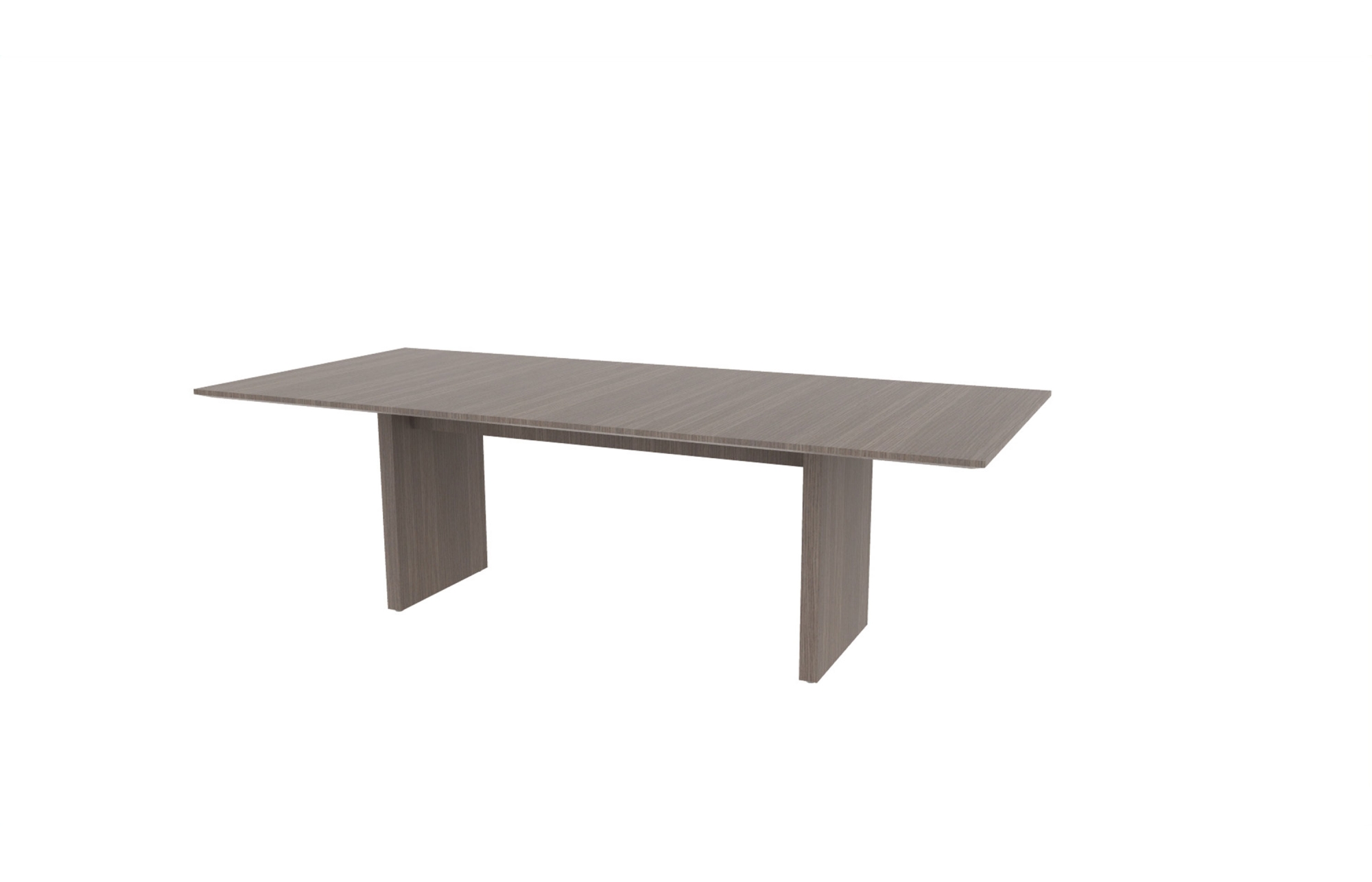 42"x96" Rectangle Top in Veneer with Rectangular Panel Bases (88-4296RT with 88-2058RPB)