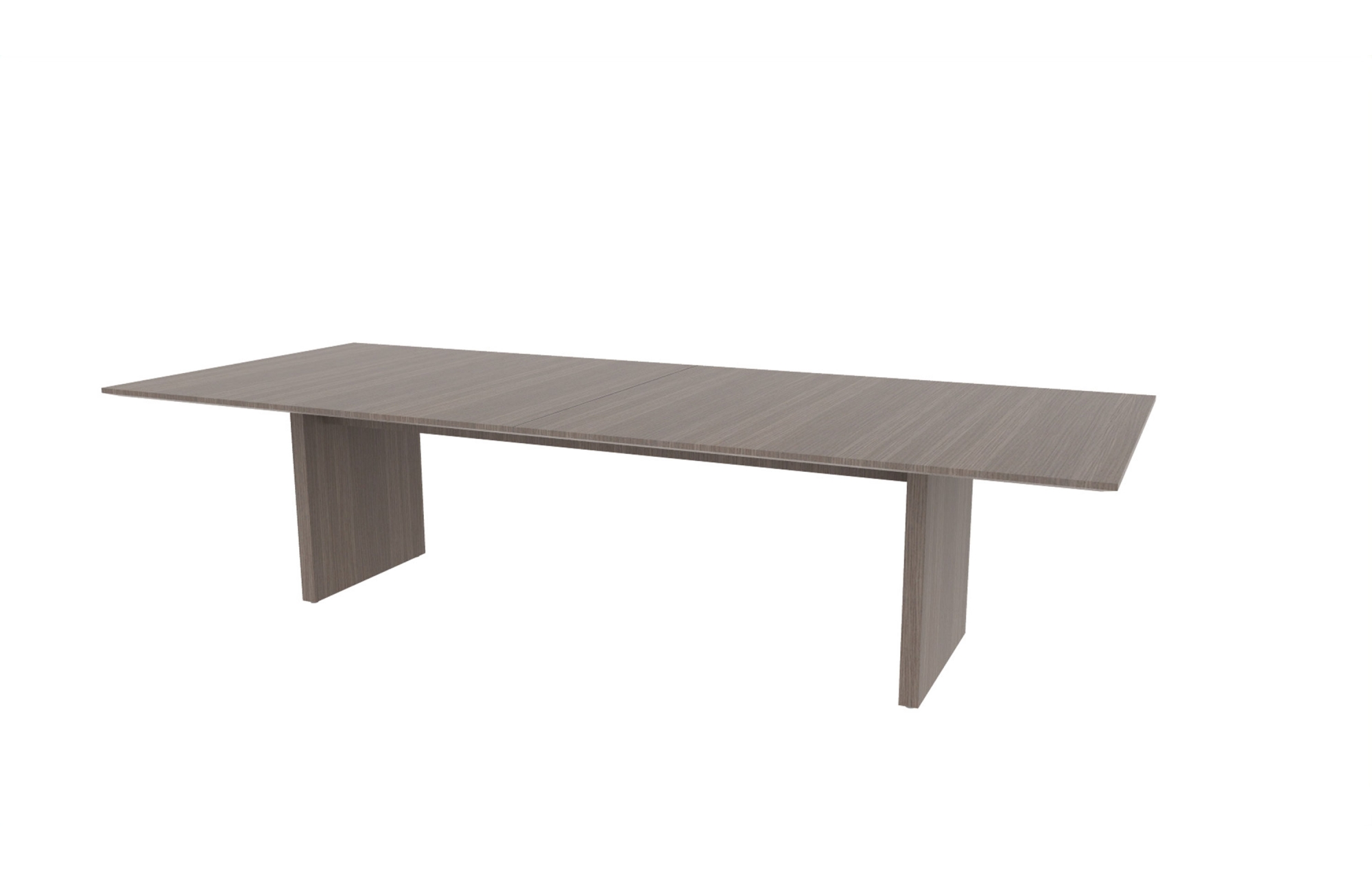 48"x120" Rectangle Top in Veneer with Rectangular Panel Bases (88-48120RT with 88-2482RPB)