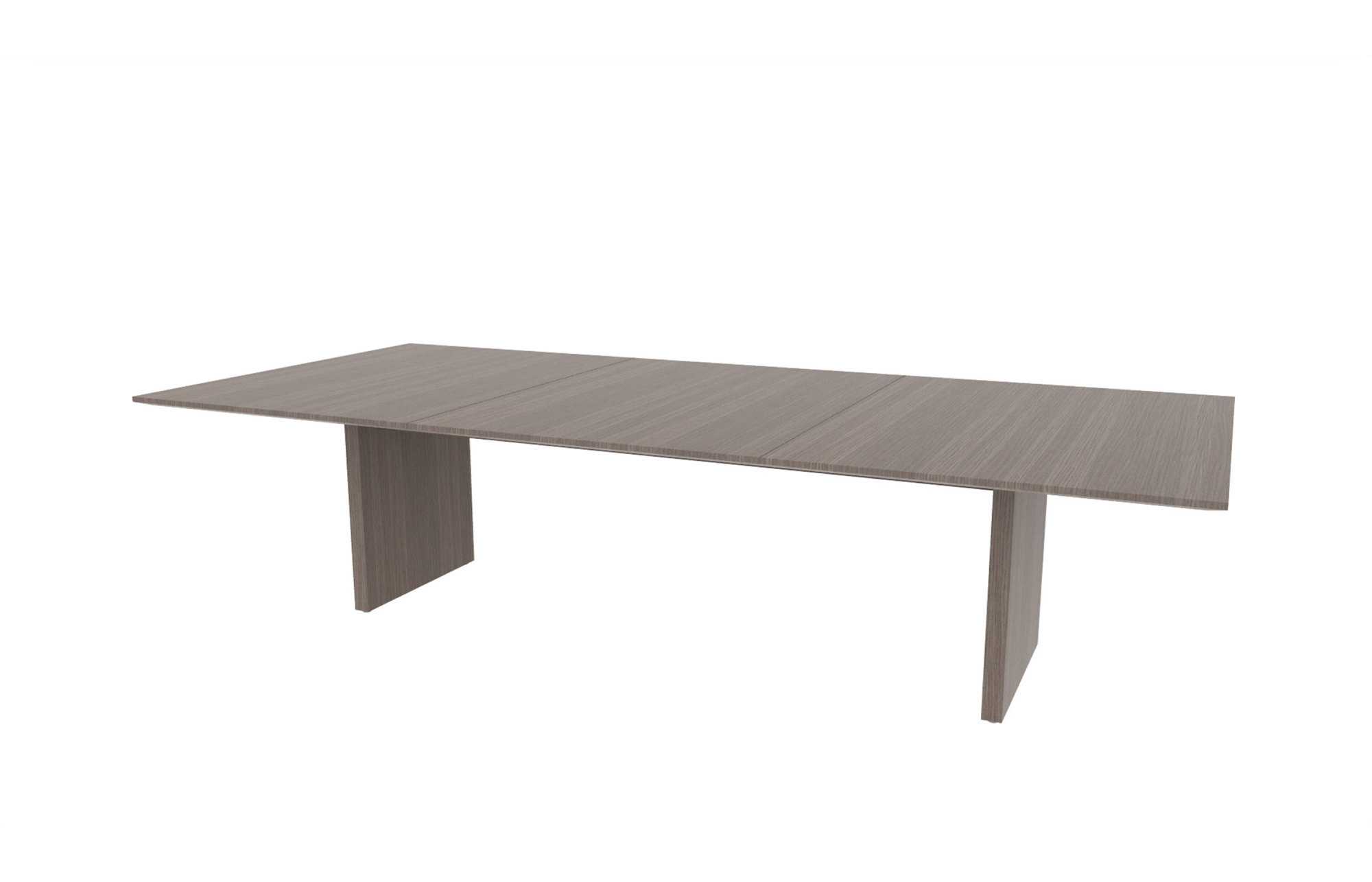 54"x120" Rectangle Top in Veneer with Rectangular Panel Bases (88-54120RT with 88-2482RPB)