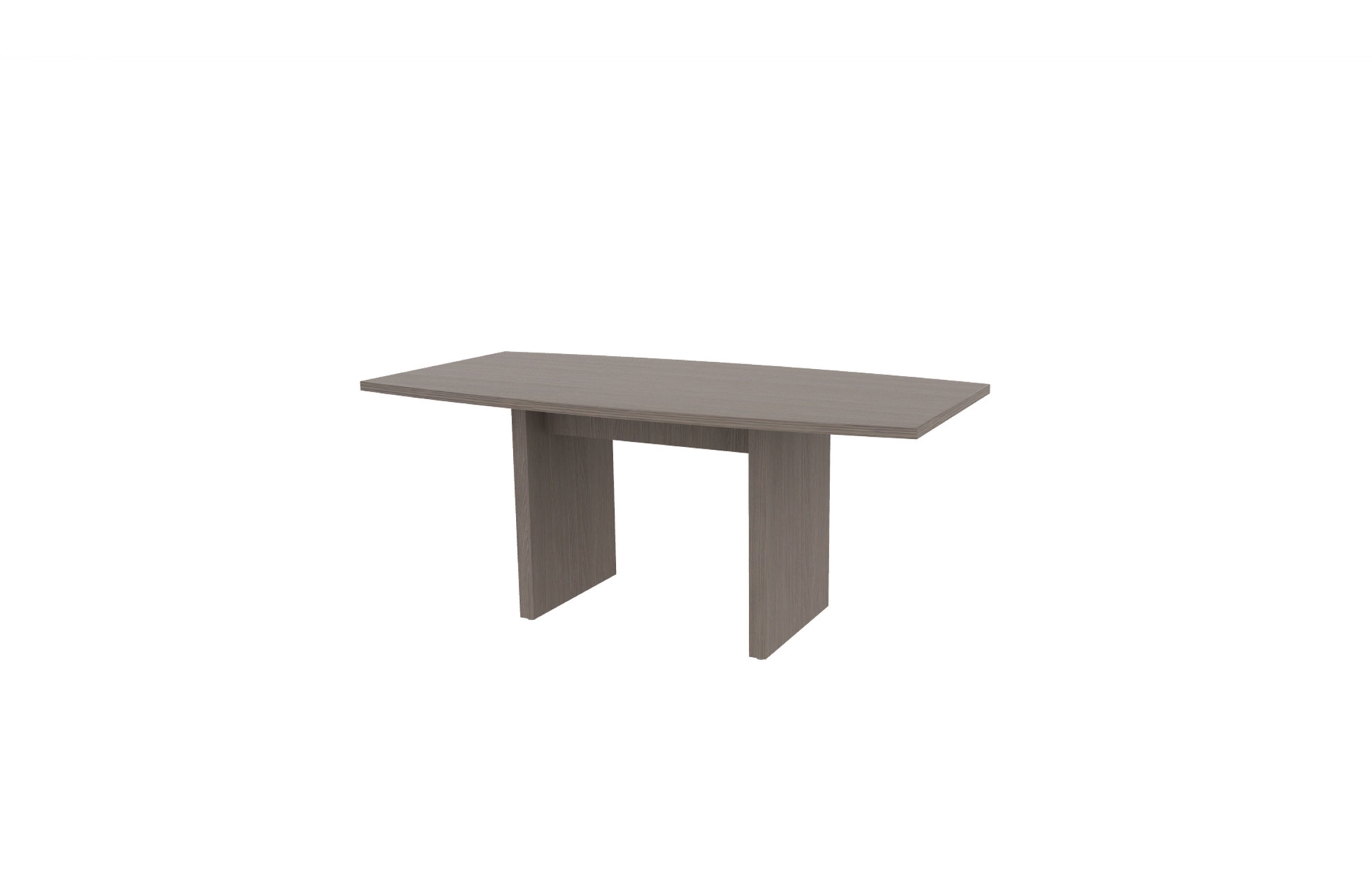 36"x72" Boat Top in HPL with Rectangular Panel Bases (88-3672BT with 88-2034RPB)