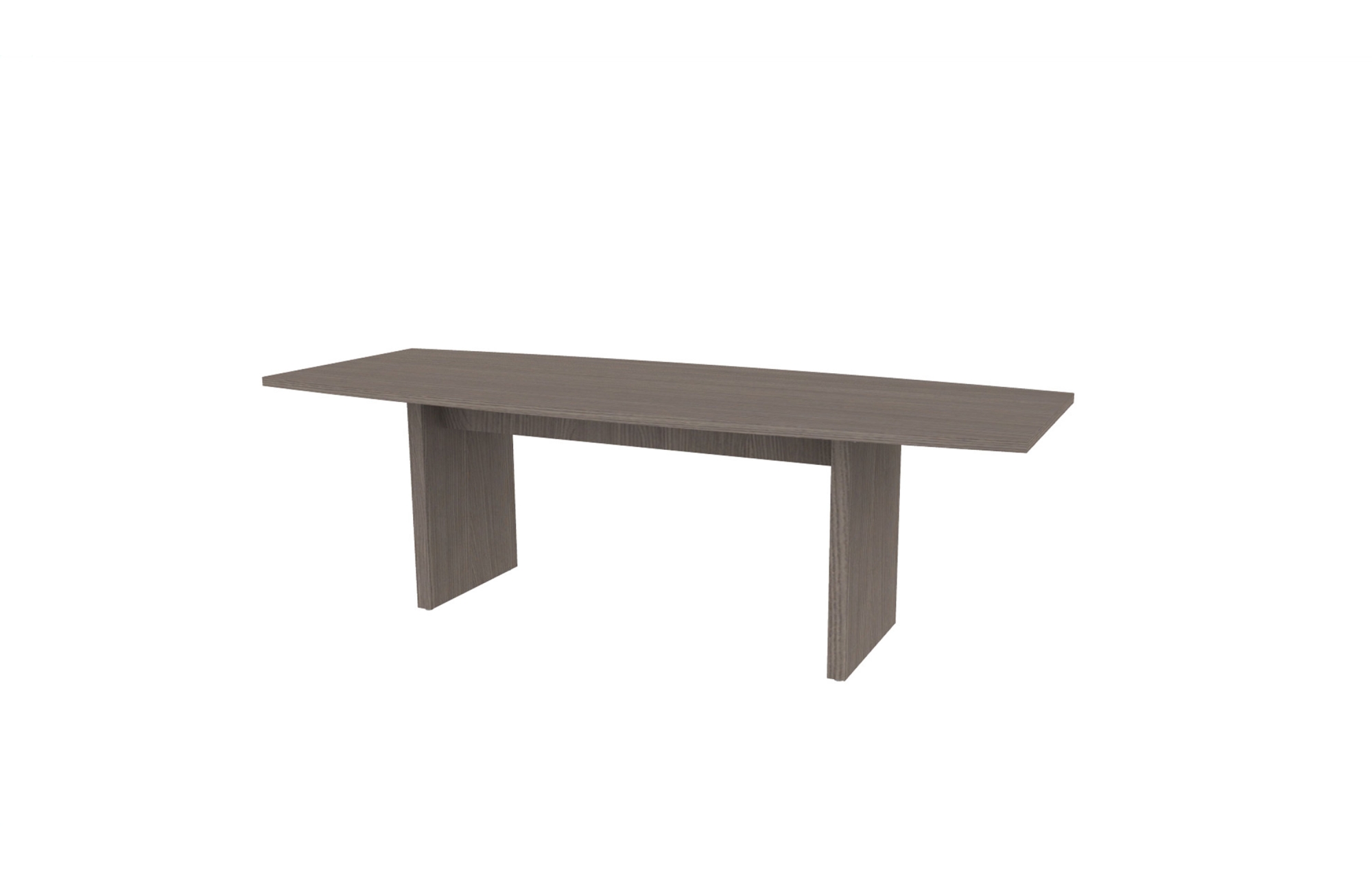 36"x96" Boat Top in HPL with Rectangular Panel Bases (88-3696BT with 88-2058RPB)