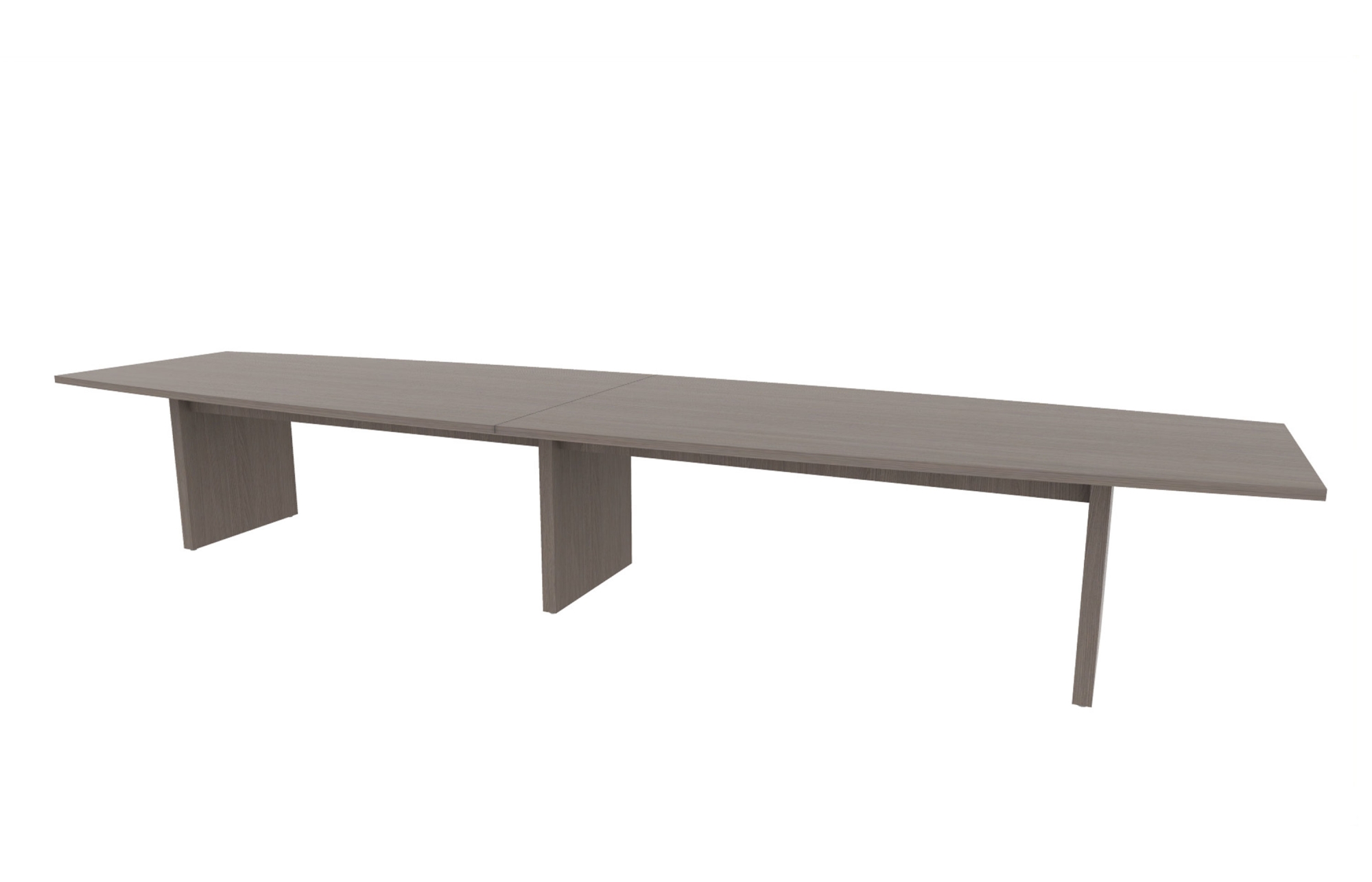 48"x180" Boat Top in HPL with Rectangular Panel Bases (88-48180BT with 88-24142RPB)