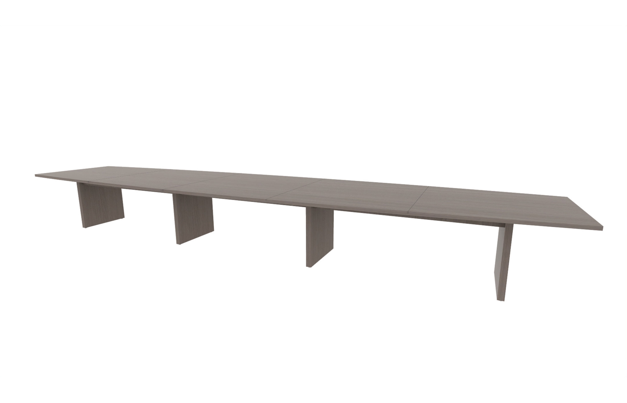 54"x240" Boat Top in HPL with Rectangular Panel Bases (88-54240BT with 88-24202RPB)