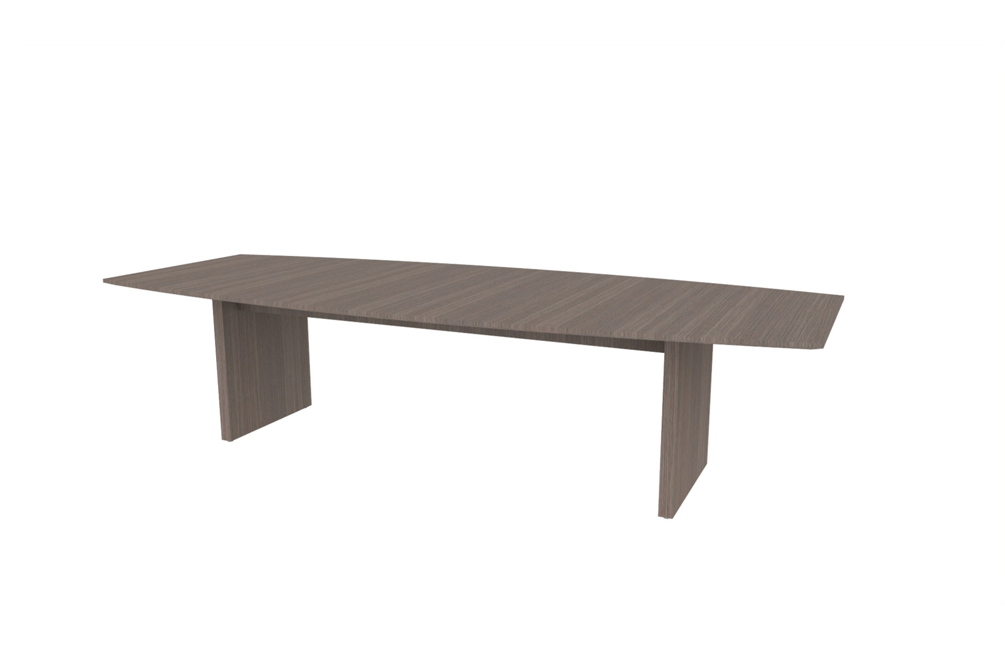 48"x120" Boat Top in Veneer with Rectangular Panel Bases (88-48120BT with 88-2482RPB)