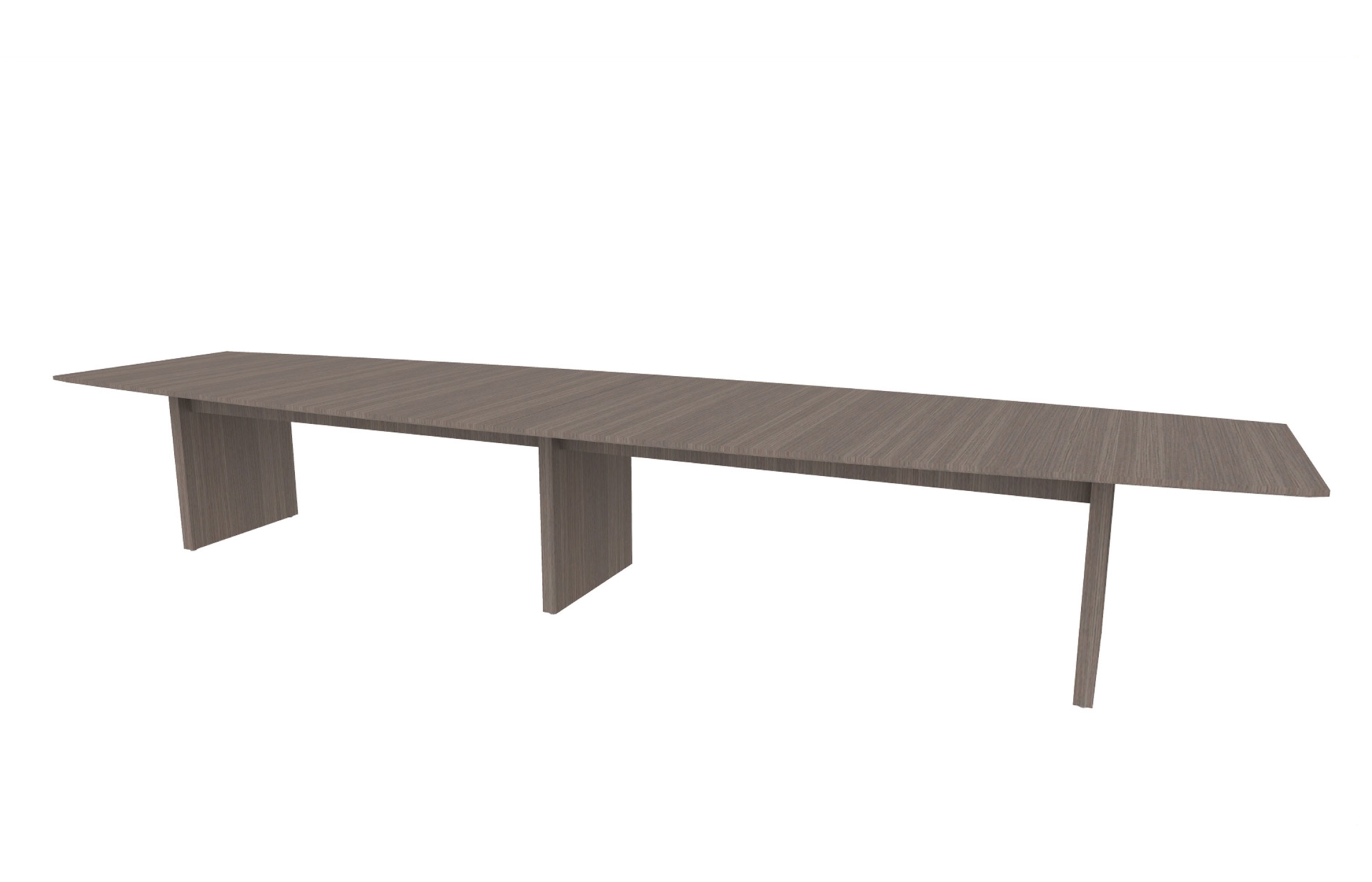 48"x180" Boat Top in Veneer with Rectangular Panel Bases (88-48180BT with 88-24142RPB)