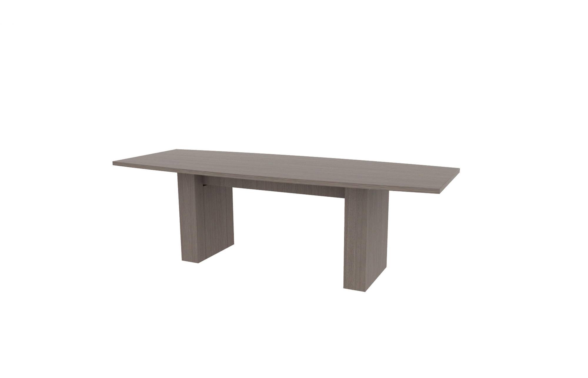 36”x96” Boat Top in HPL with 6" Rectangle Bases (88-3696BT with 88-205806RB)