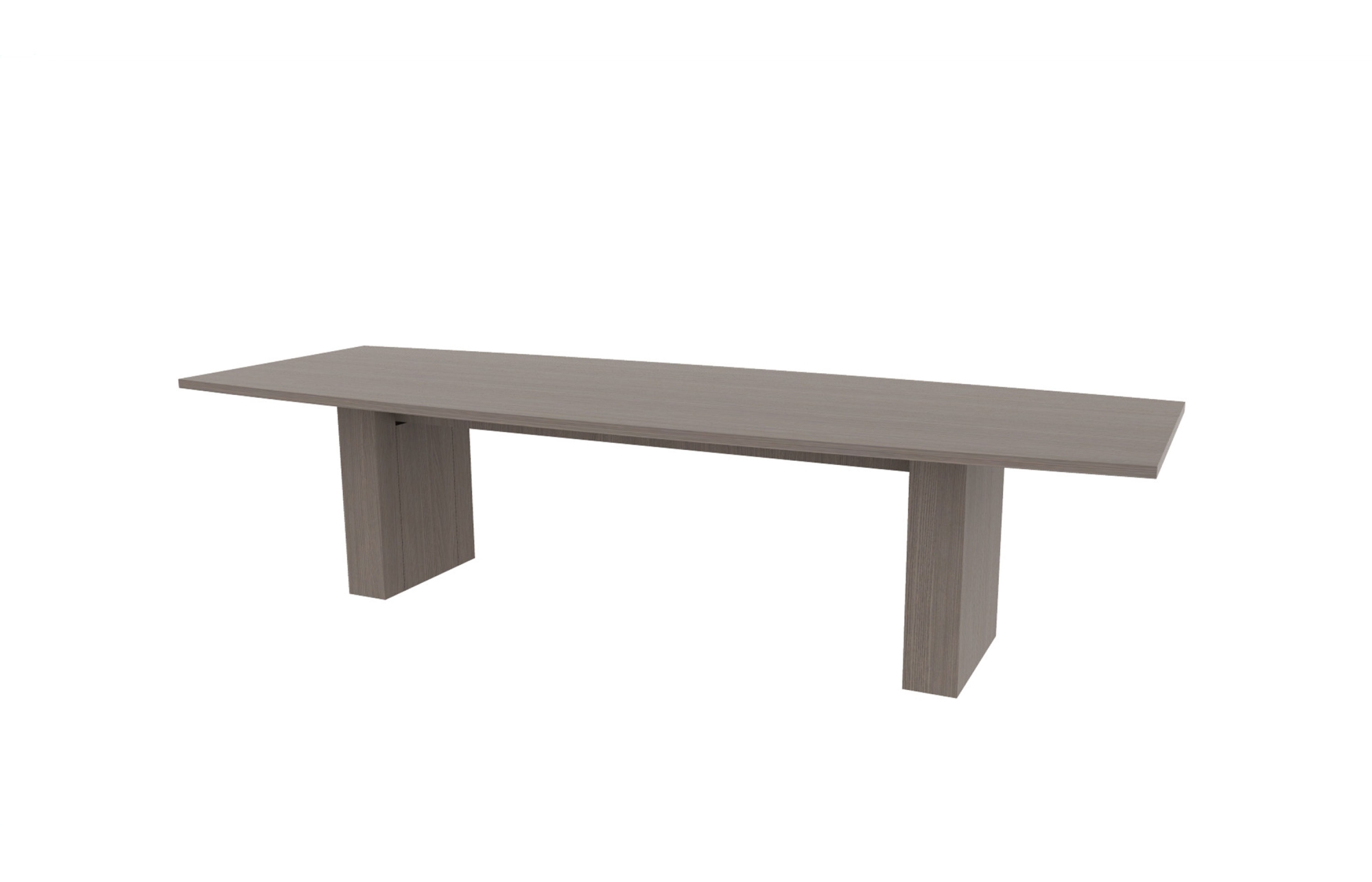 42”x120” Boat Top in HPL with 6" Rectangle Bases (88-42120BT with 88-208206RB)