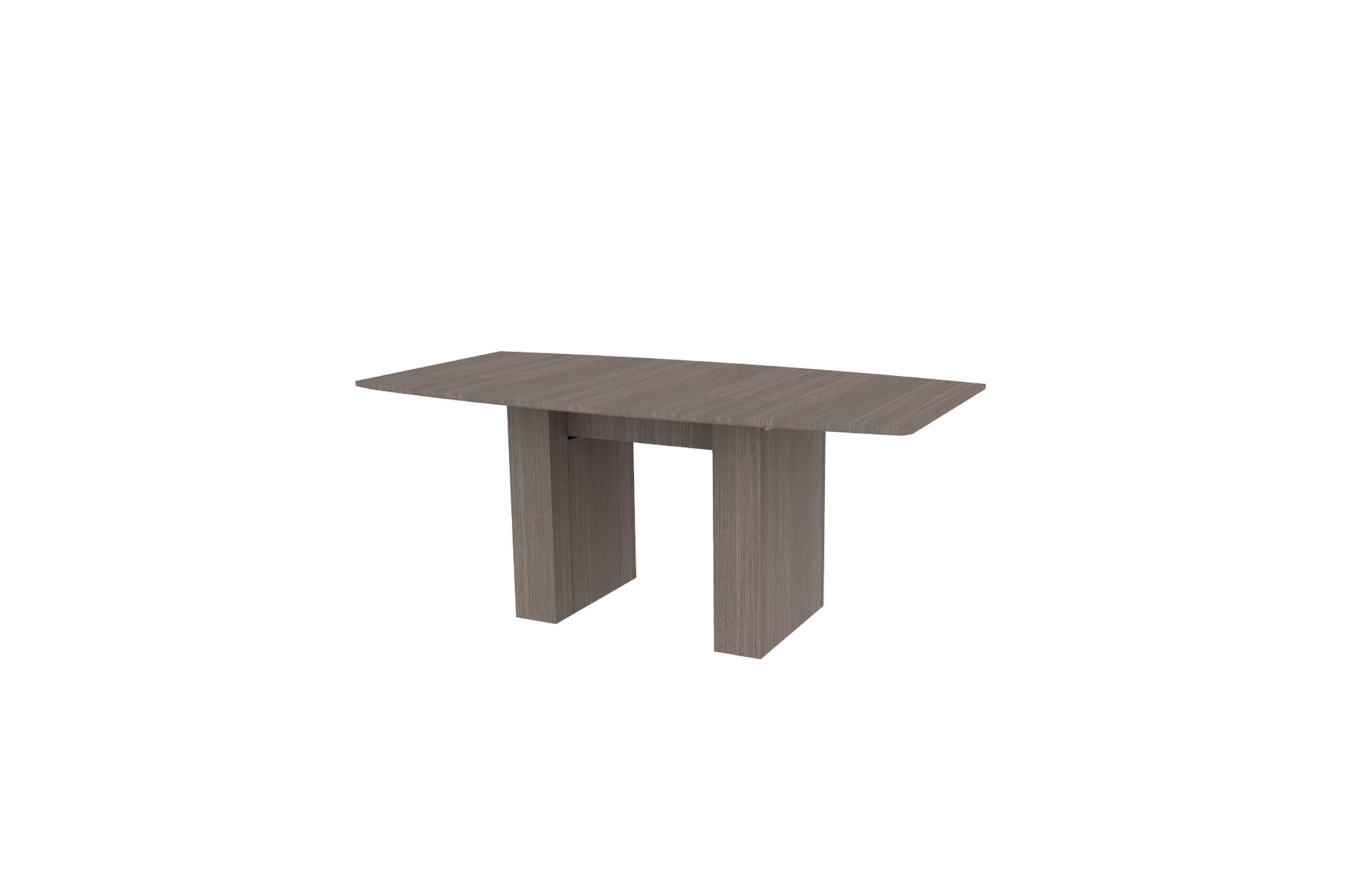 36”x72” Boat Top in Veneer with 6" Rectangle Bases (88-3672BT with 88-203406RB)