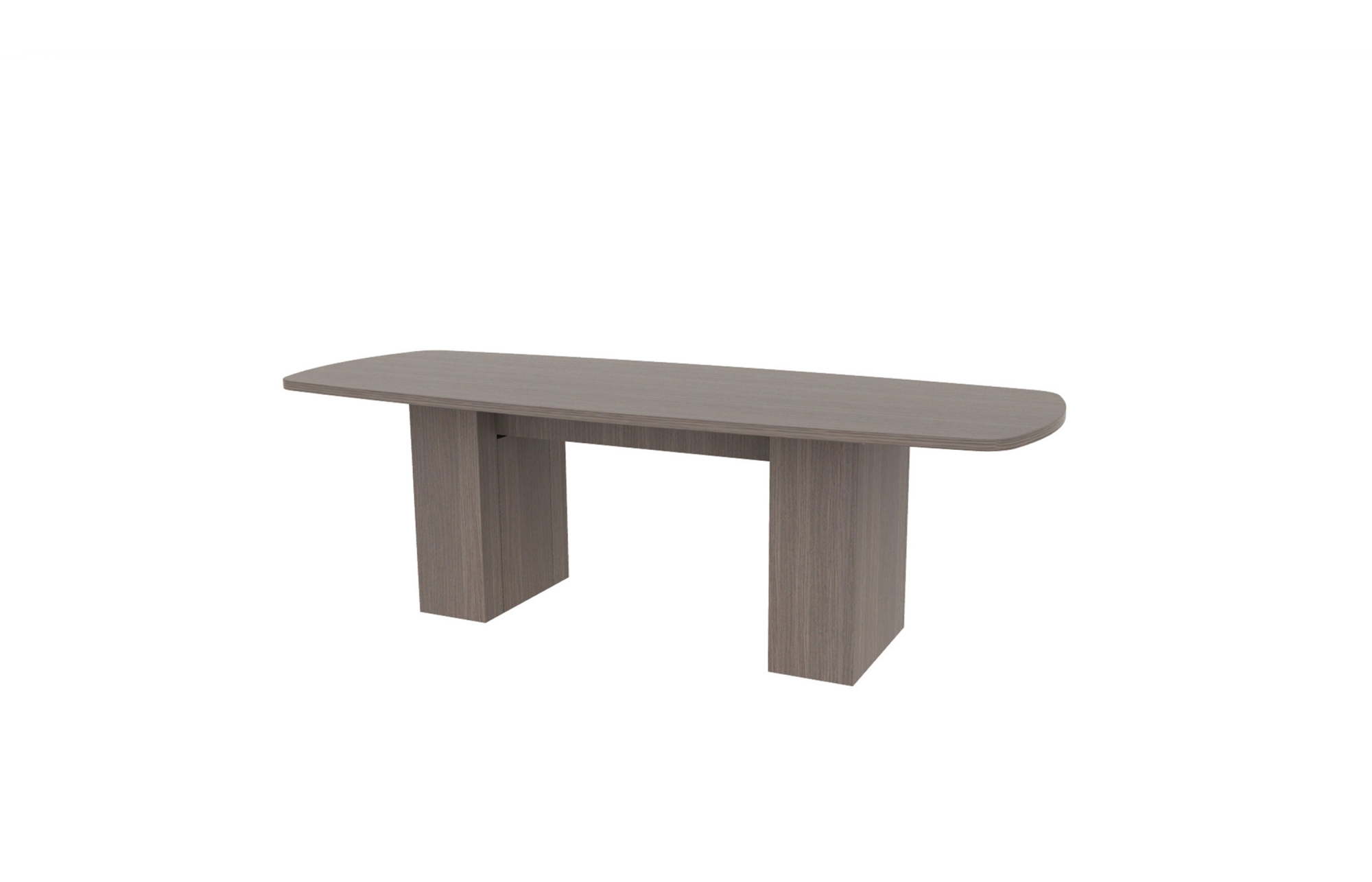 36”x96” Modern Rectangle Top in HPL with 10" Rectangle Bases (88-3696MR with 88-205810RB)