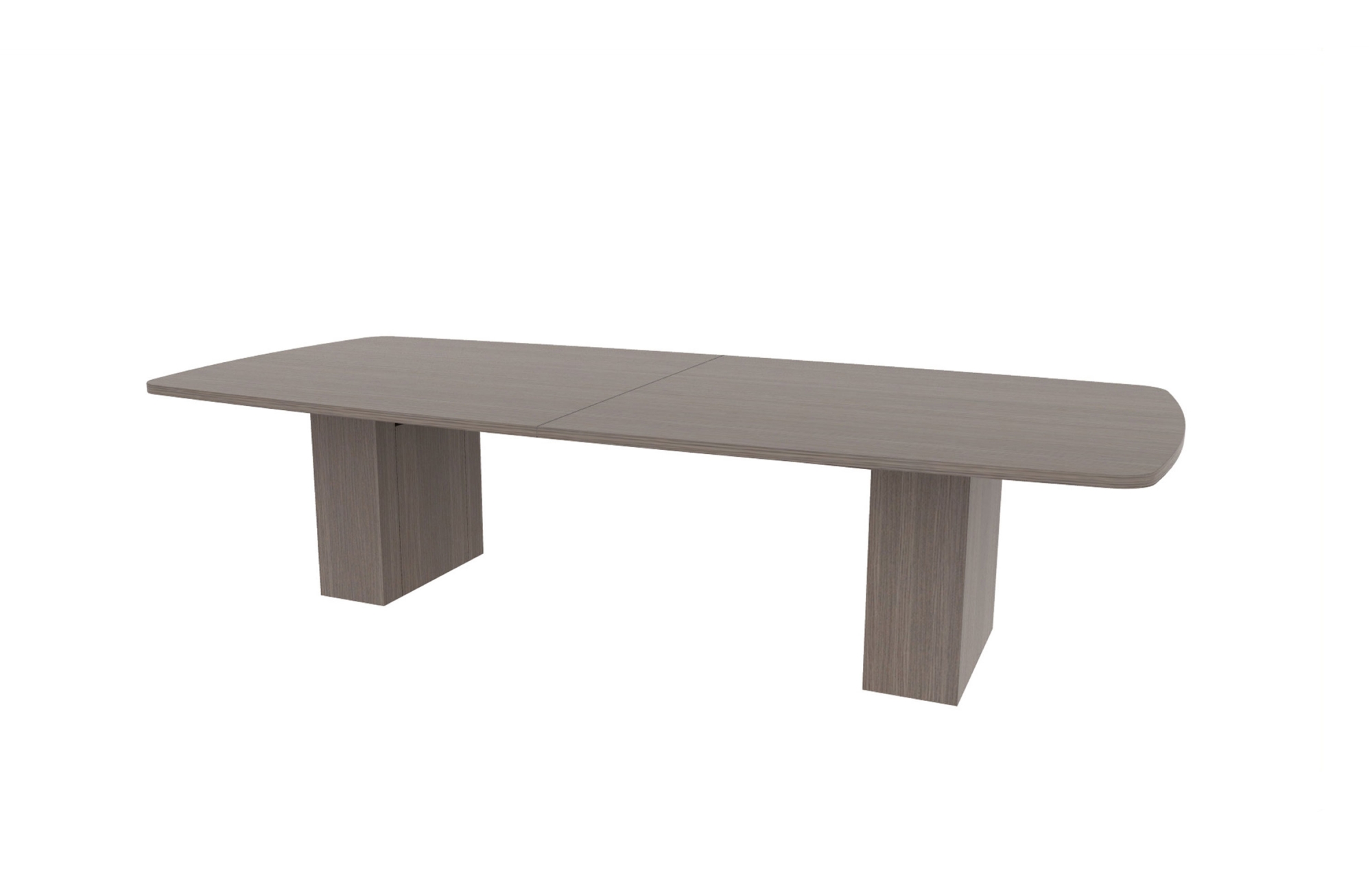 54”x120” Modern Rectangle Top in HPL with 10" Rectangle Bases (88-54120MR with 88-248210RB)