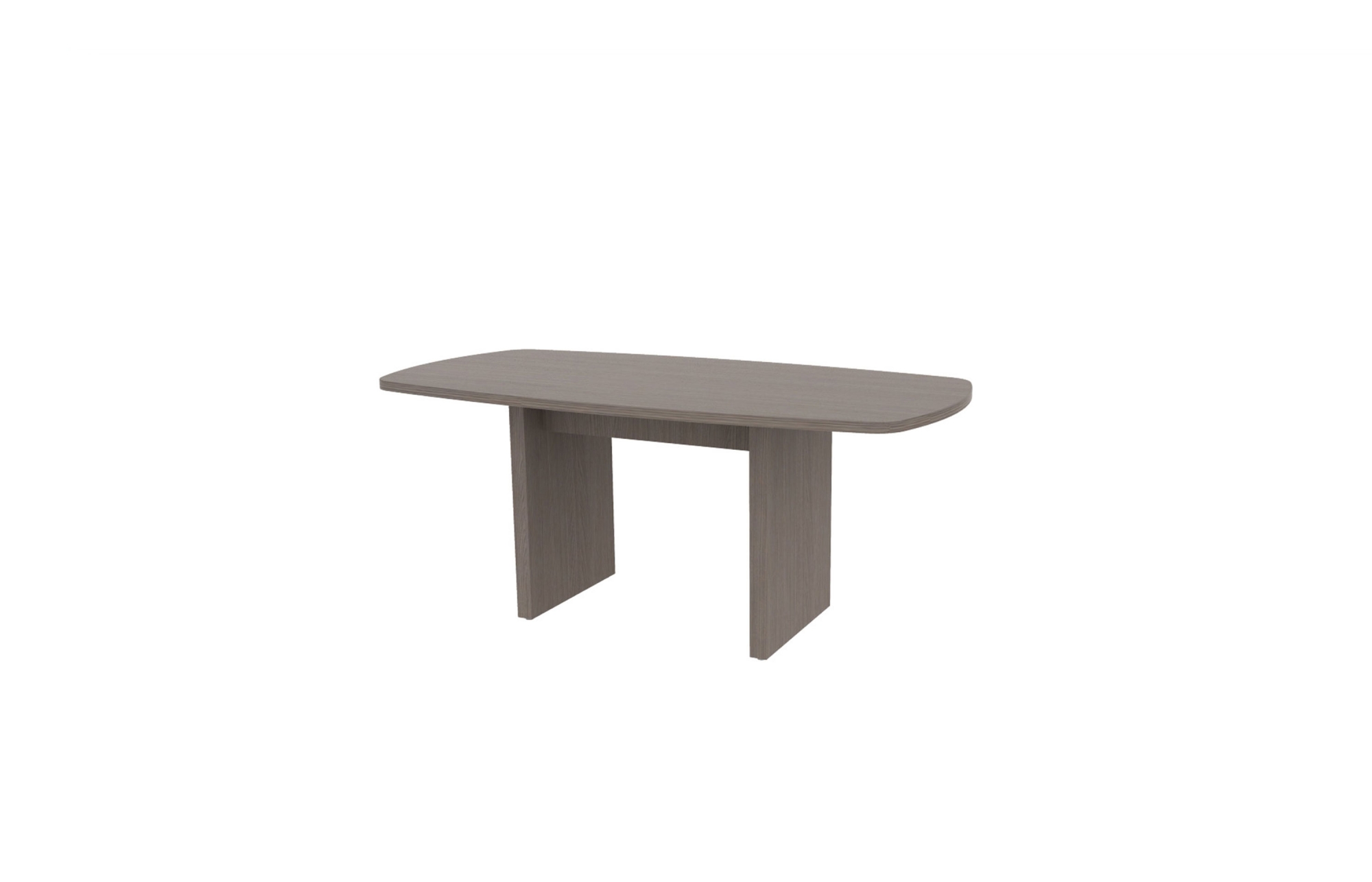 36"x72" Modern Rectangle Top in HPL with Rectangle Panel Bases (88-3672MR with 88-2034RPB)