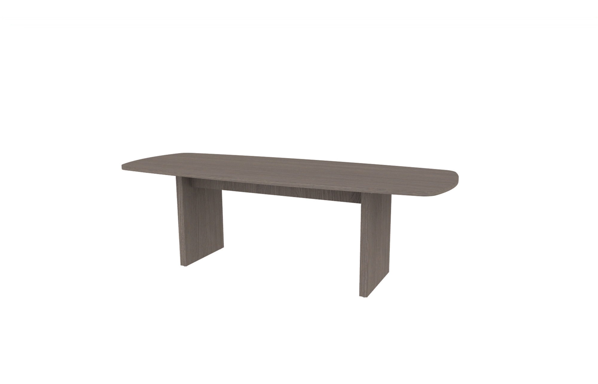 36"x96" Modern Rectangle Top in HPL with Rectangle Panel Bases (88-3696MR with 88-2058RPB)