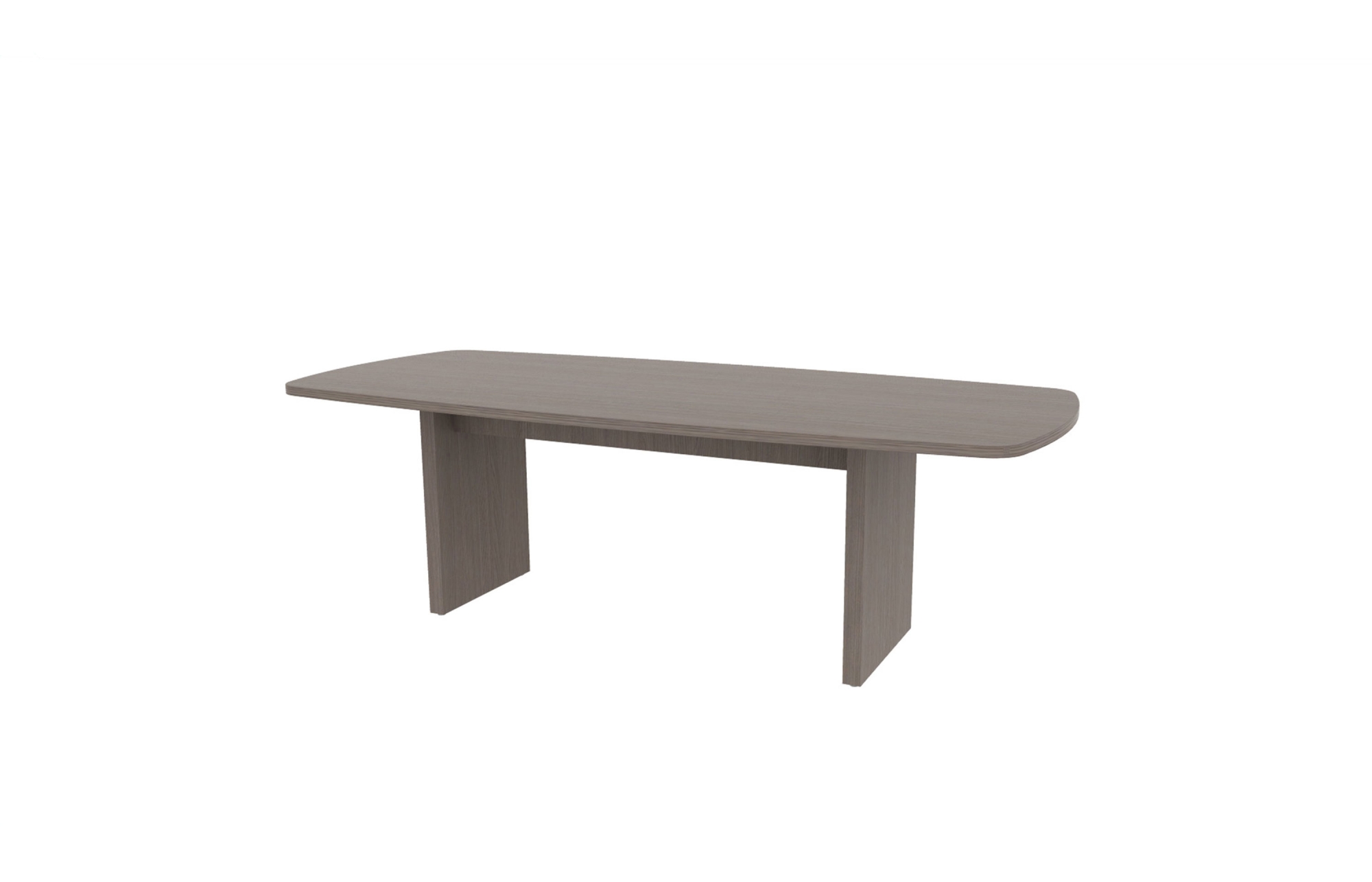 42"x96" Modern Rectangle Top in HPL with Rectangle Panel Bases (88-4296MR with 88-2058RPB)