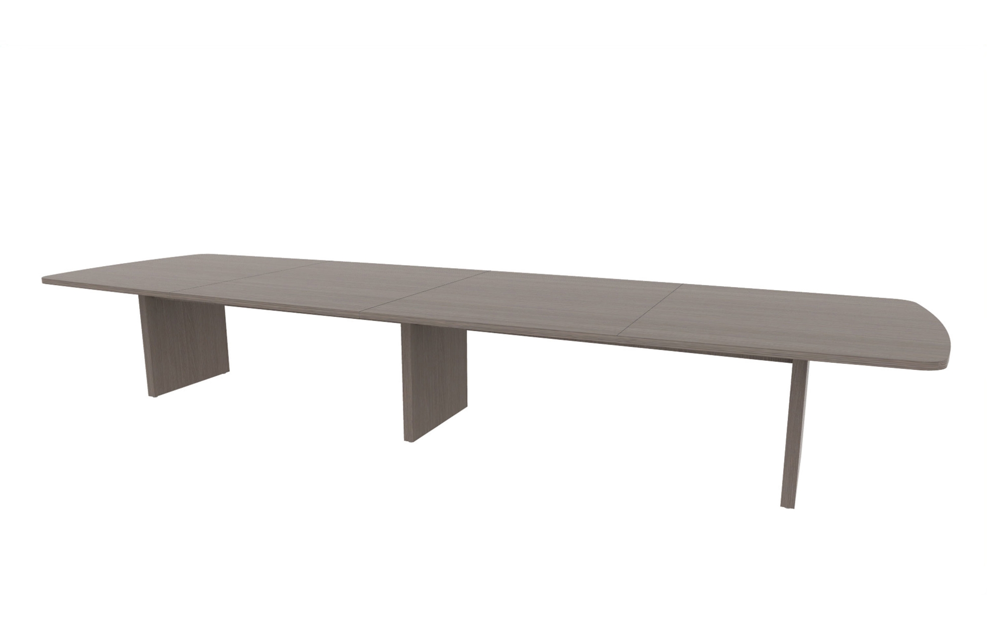 54"x180" Modern Rectangle Top in HPL with Rectangle Panel Bases (88-54180MR with 88-24142RPB)