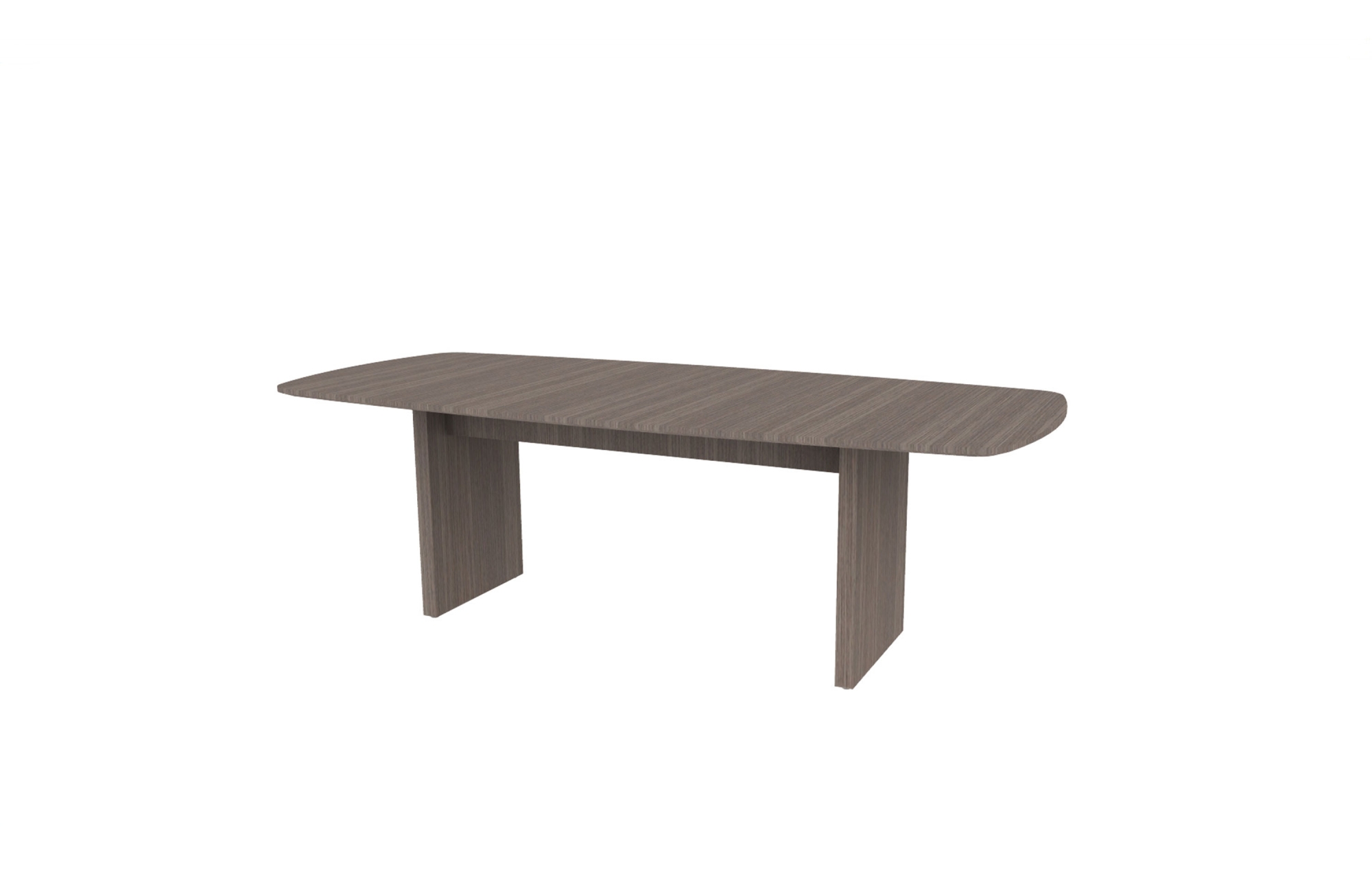 42"x96" Modern Rectangle Top in Veneer with Rectangle Panel Bases (88-4296MR with 88-2058RPB)