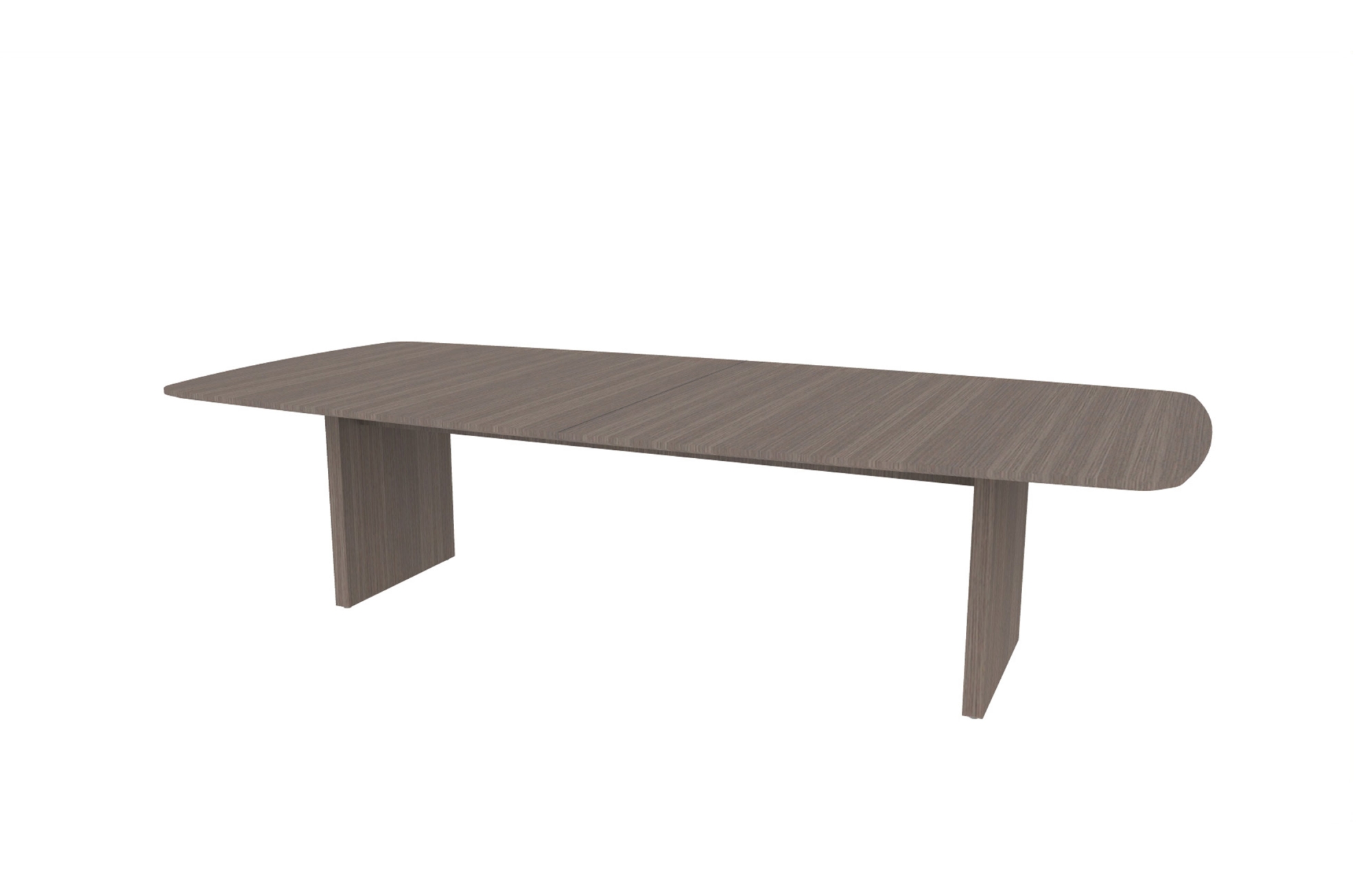 54"x120" Modern Rectangle Top in Veneer with Rectangle Panel Bases (88-54120MR with 88-2482RPB)