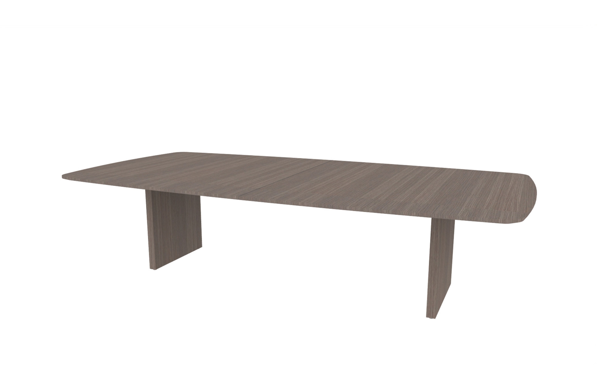 60"x120" Modern Rectangle Top in Veneer with Rectangle Panel Bases (88-60120MR with 88-2482RPB)