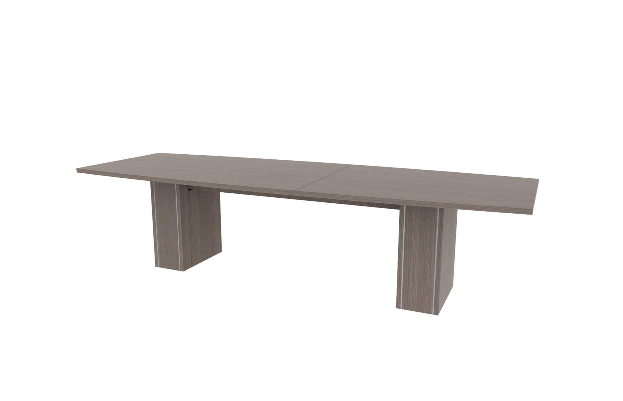 42”x120” Boat Top in HPL with 10" Rectangle Accent Bases (88-42120BT with 88-208210RAB)