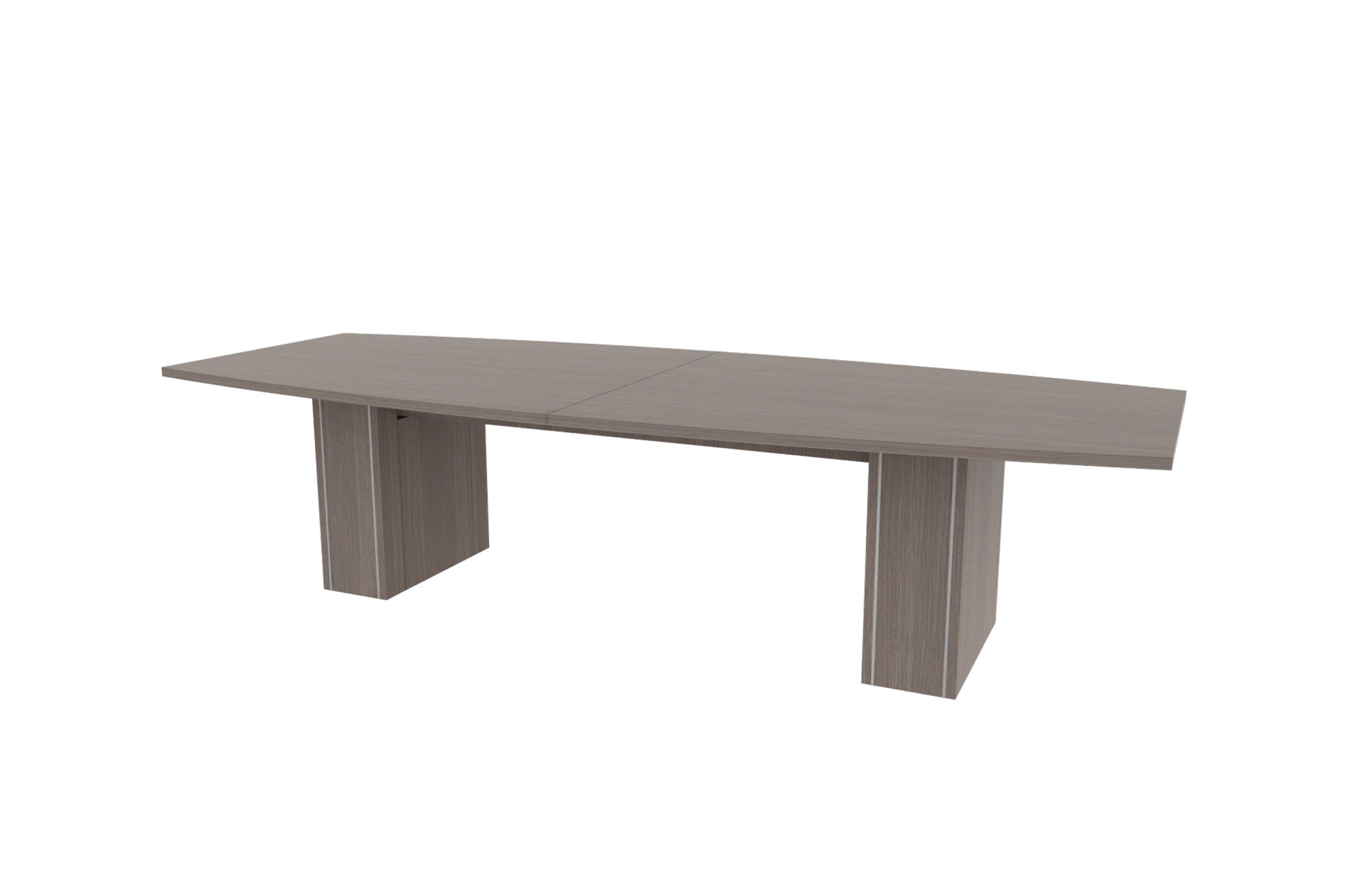 48”x120” Boat Top in HPL with 10" Rectangle Accent Bases (88-48120BT with 88-248210RAB)