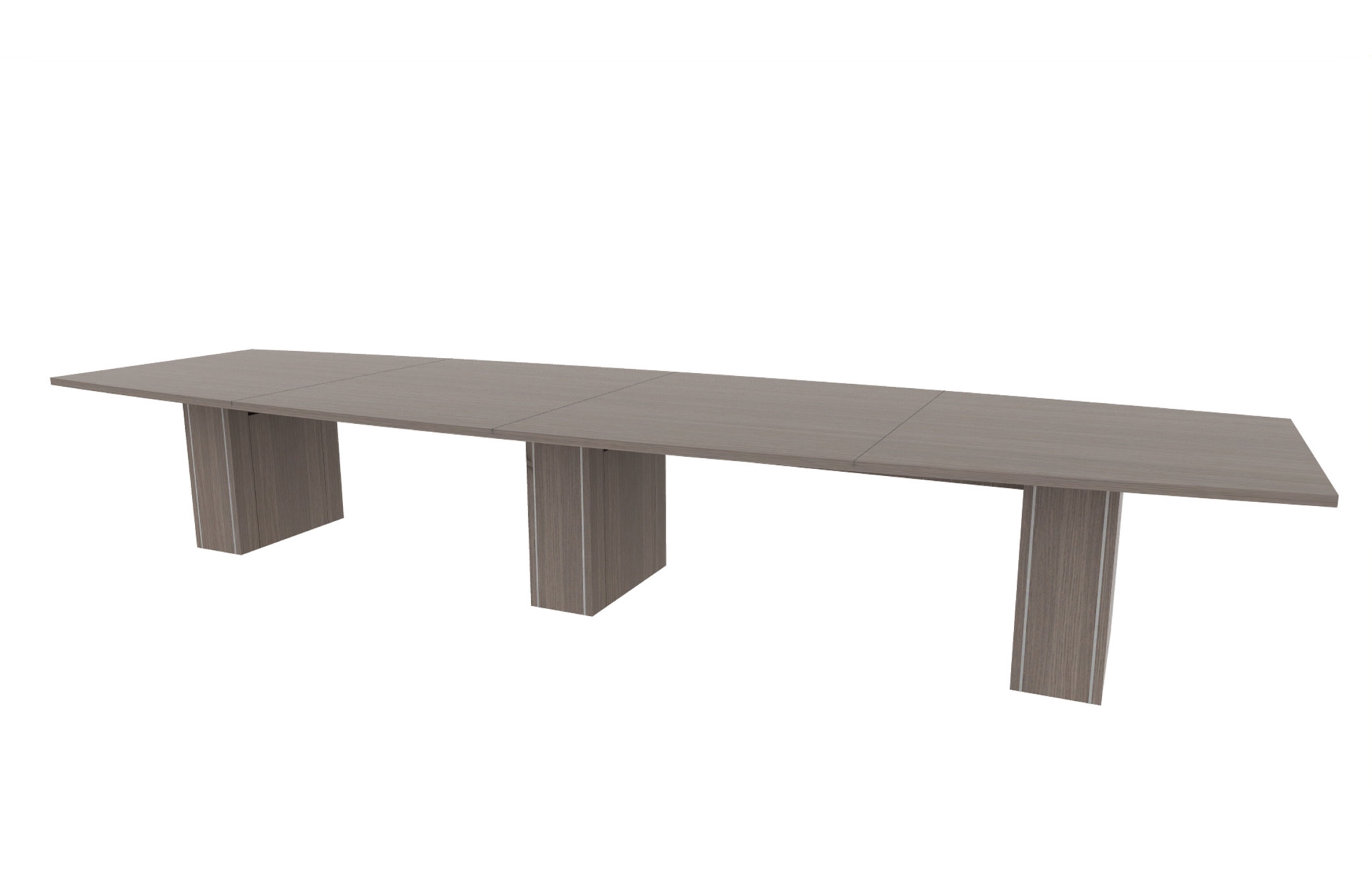 54”x180” Boat Top in HPL with 10" Rectangle Accent Bases (88-54180BT with 88-2414210RAB)