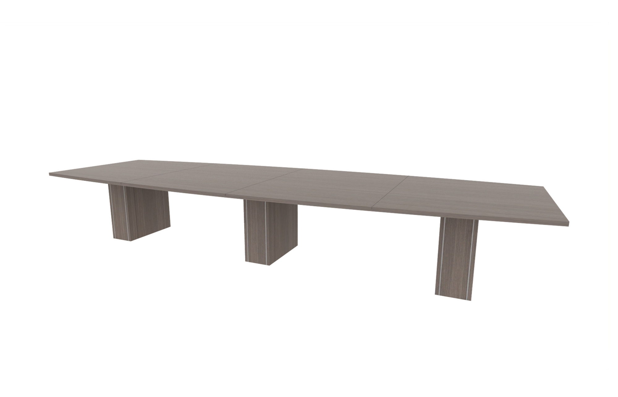 60”x180” Boat Top in HPL with 10" Rectangle Accent Bases (88-60180BT with 88-2414210RAB)