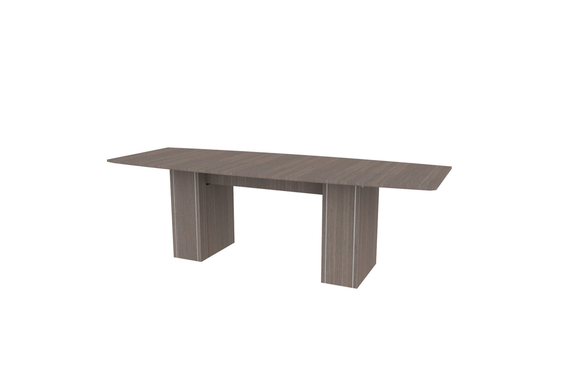 36”x96” Boat Top in Veneer with 10" Rectangle Accent Bases (88-3696BT with 88-205810RAB)