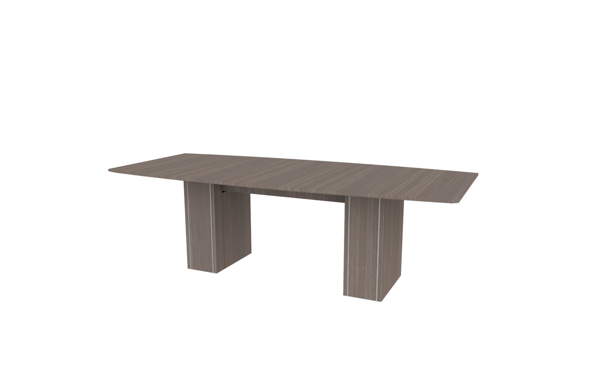 42”x96” Boat Top in Veneer with 10" Rectangle Accent Bases (88-4296BT with 88-205810RAB)