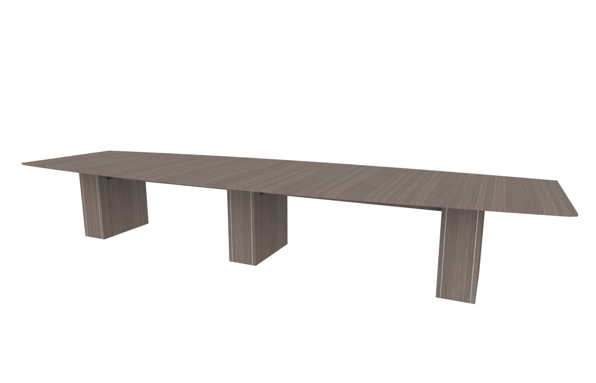 54”x180” Boat Top in Veneer with 10" Rectangle Accent Bases (88-54180BT with 88-2414210RAB)