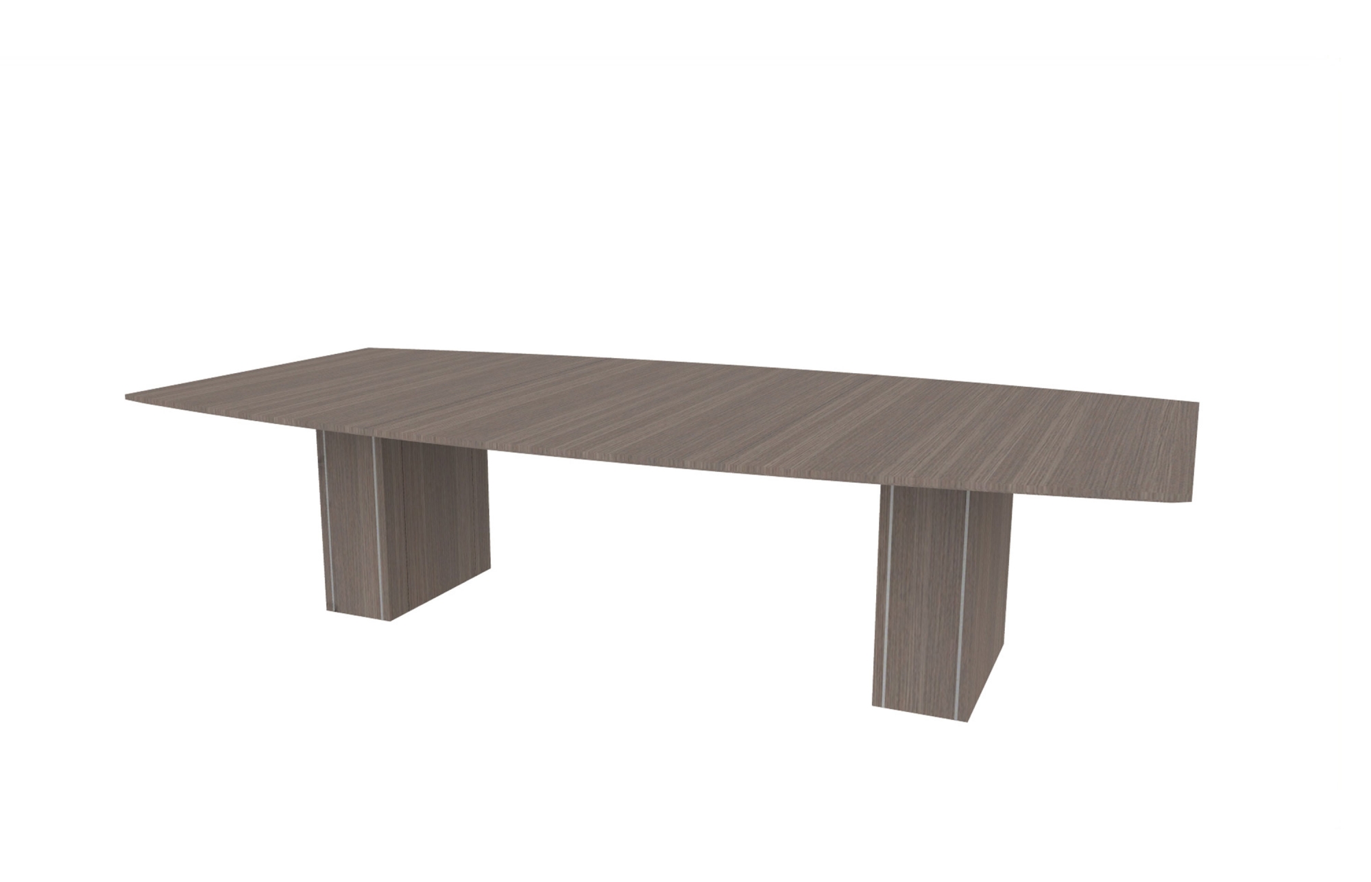 60”x120” Boat Top in Veneer with 10" Rectangle Accent Bases (88-60120BT with 88-248210RAB)