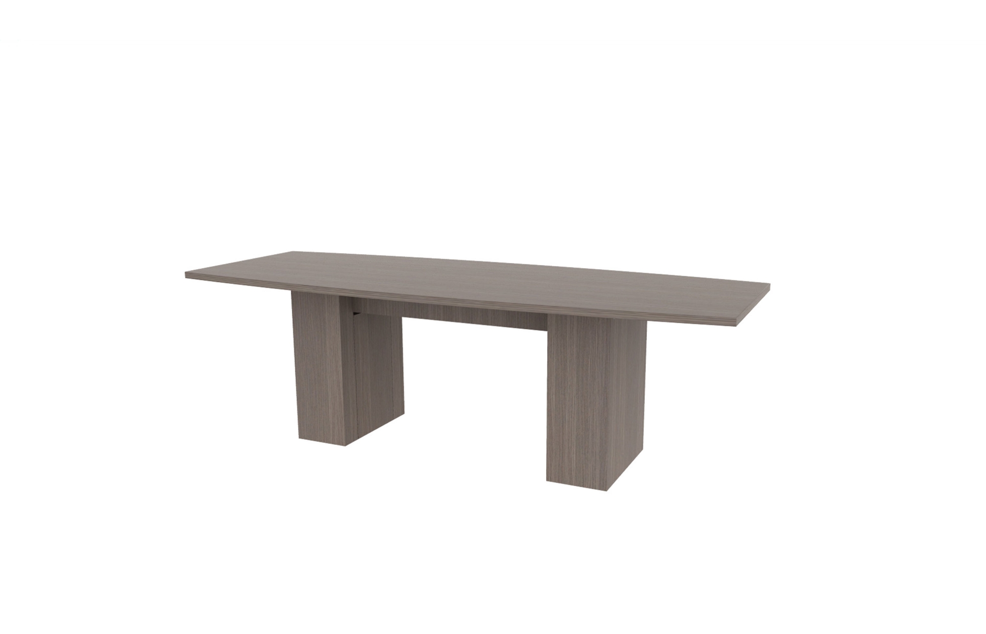 36”x96” Boat Top in HPL with 10" Rectangle Bases (88-3696BT with 88-205810RB)