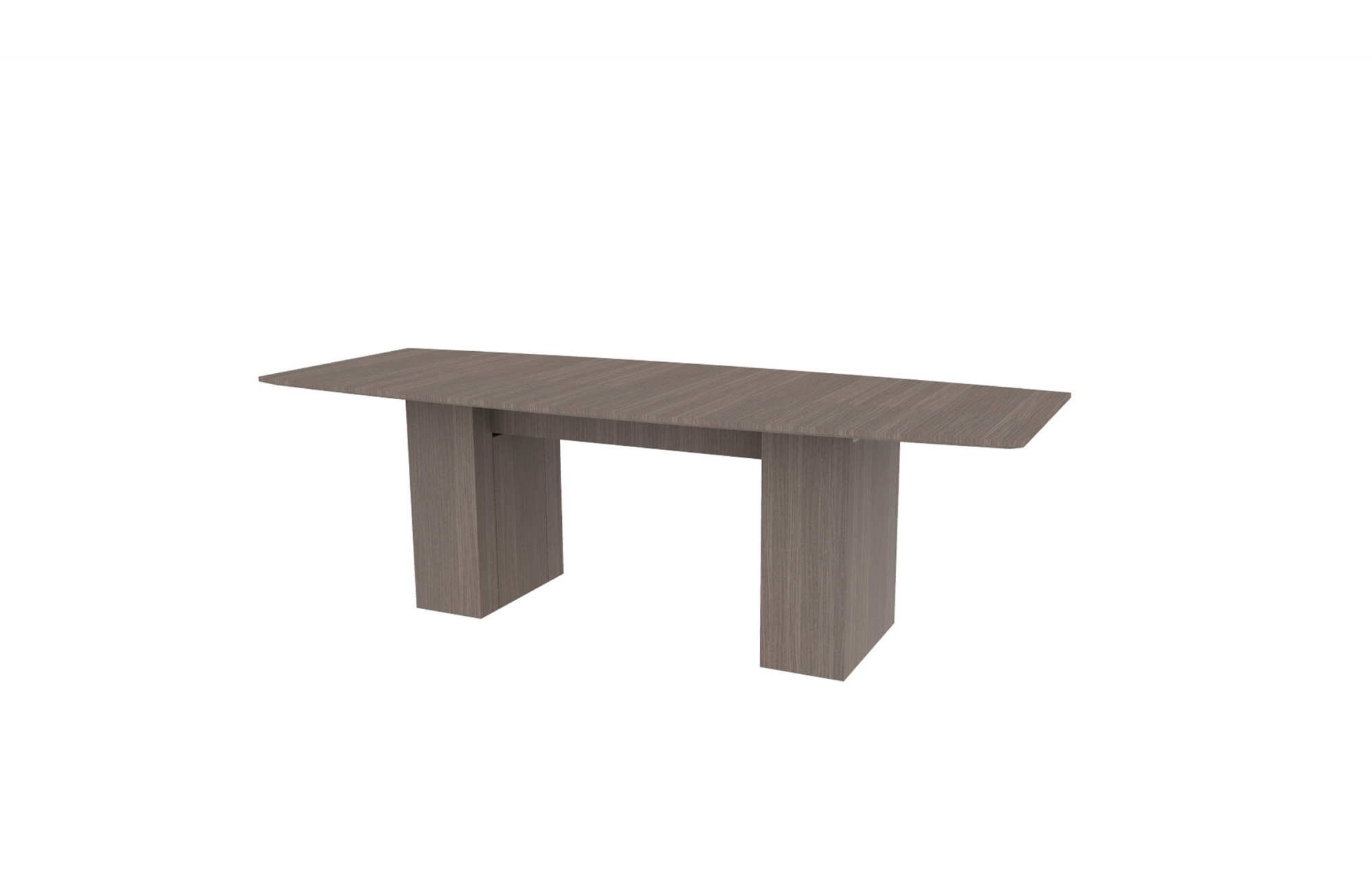 36”x96” Boat Top in Veneer with 10" Rectangle Bases (88-3696BT with 88-205810RB)