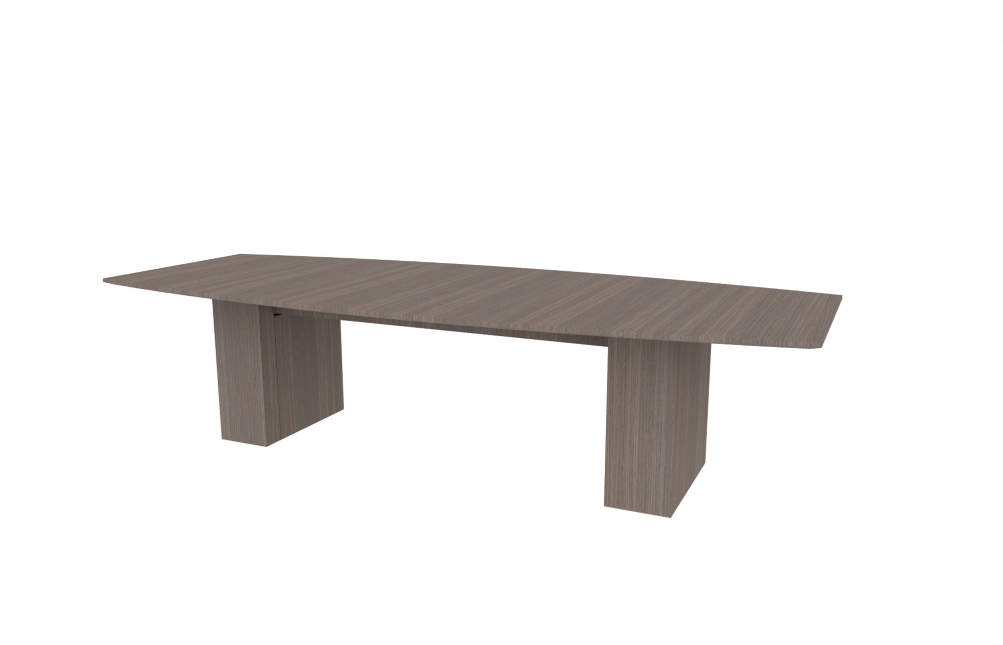 48”x120” Boat Top in Veneer with 10" Rectangle Bases (88-48120BT with 88-248210RB)