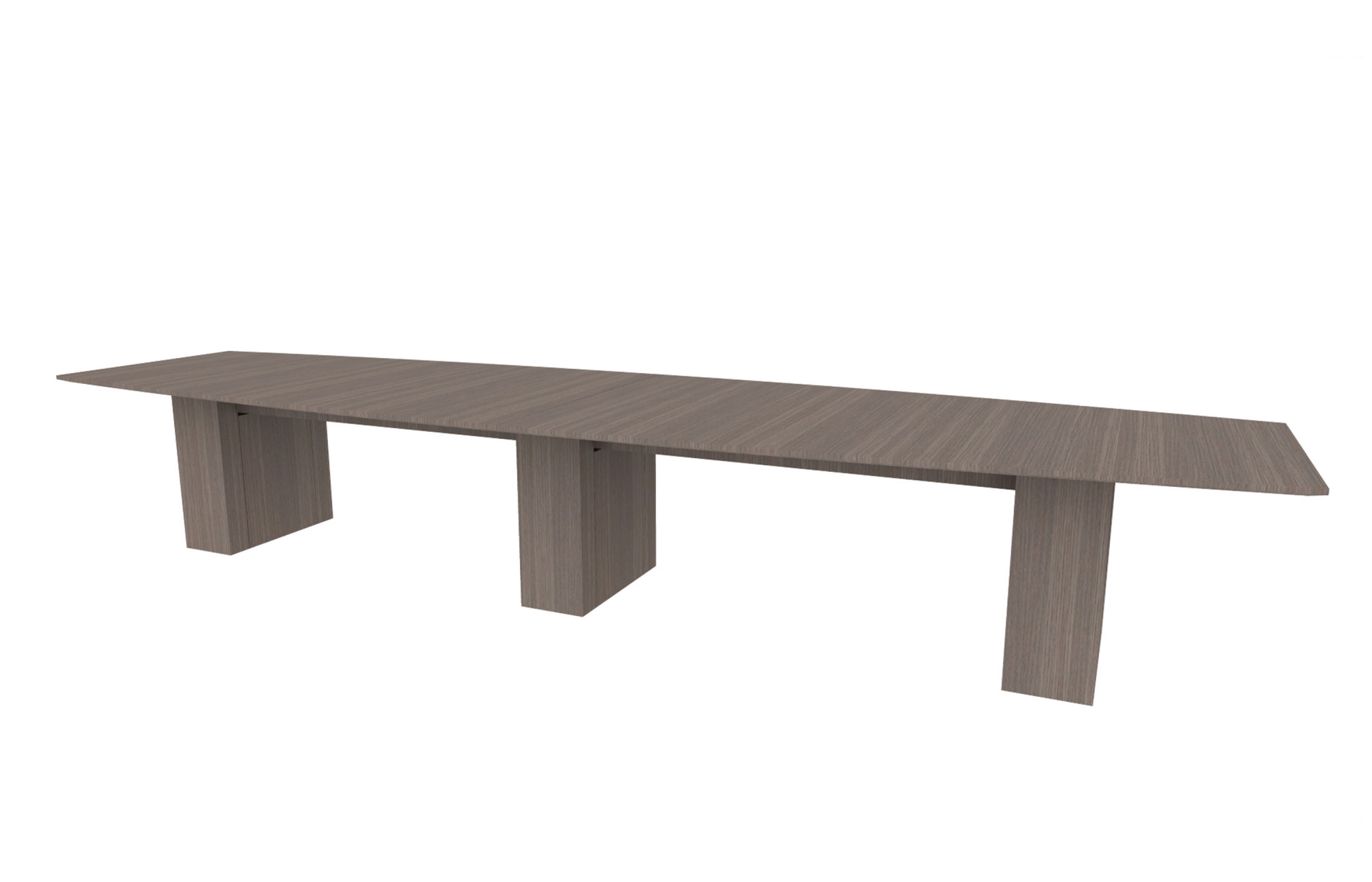 48”x180” Boat Top in Veneer with 10" Rectangle Bases (88-48180BT with 88-2414210RB)