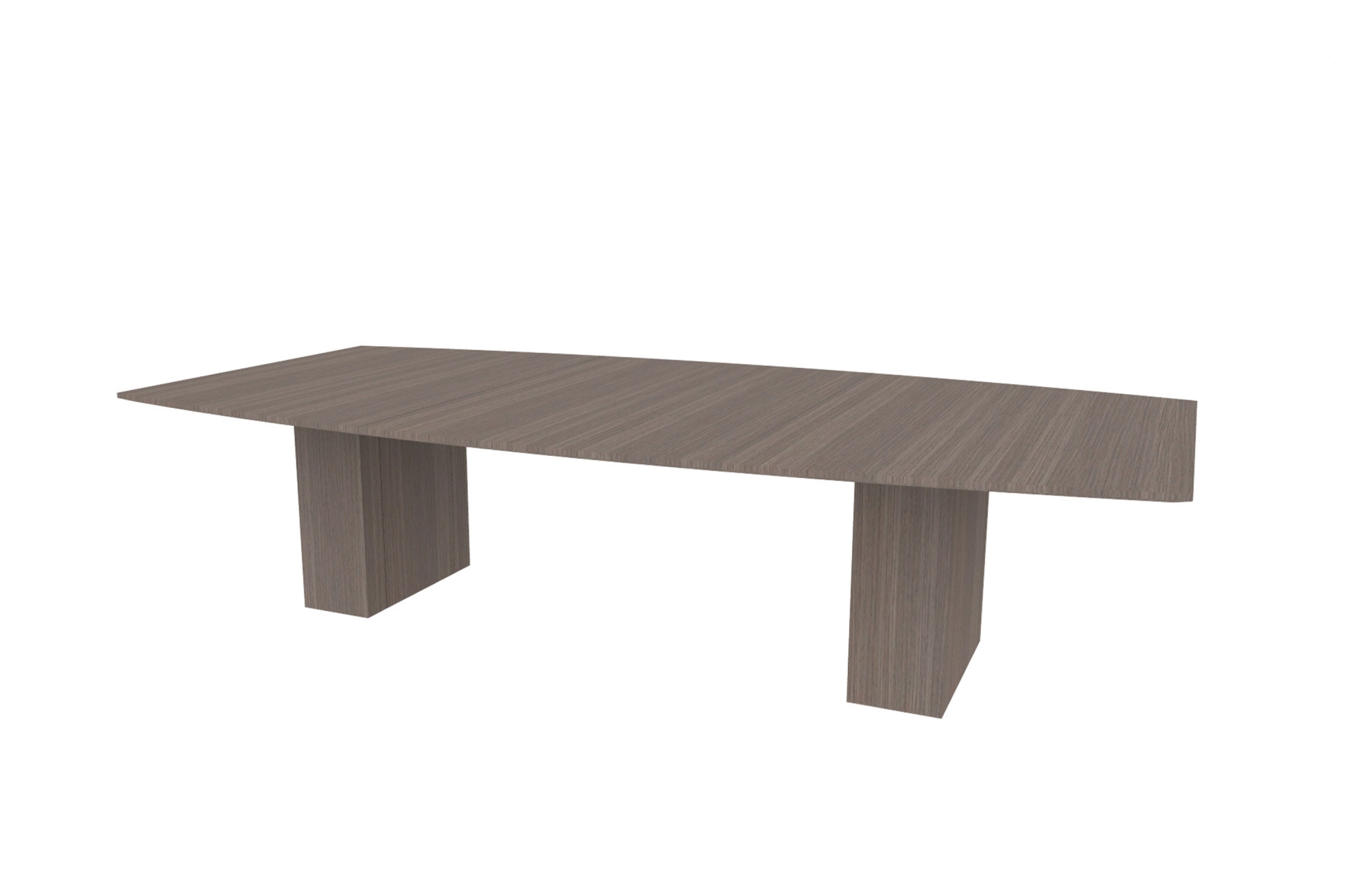 60”x120” Boat Top in Veneer with 10" Rectangle Bases (88-60120BT with 88-248210RB)