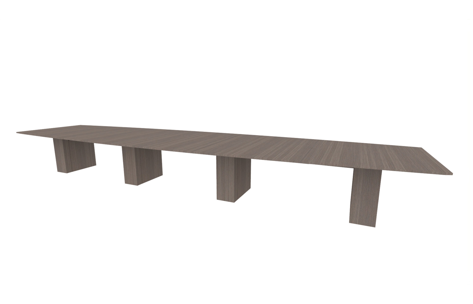 60”x240” Boat Top in Veneer with 10" Rectangle Bases (88-60240BT with 88-2420210RB)