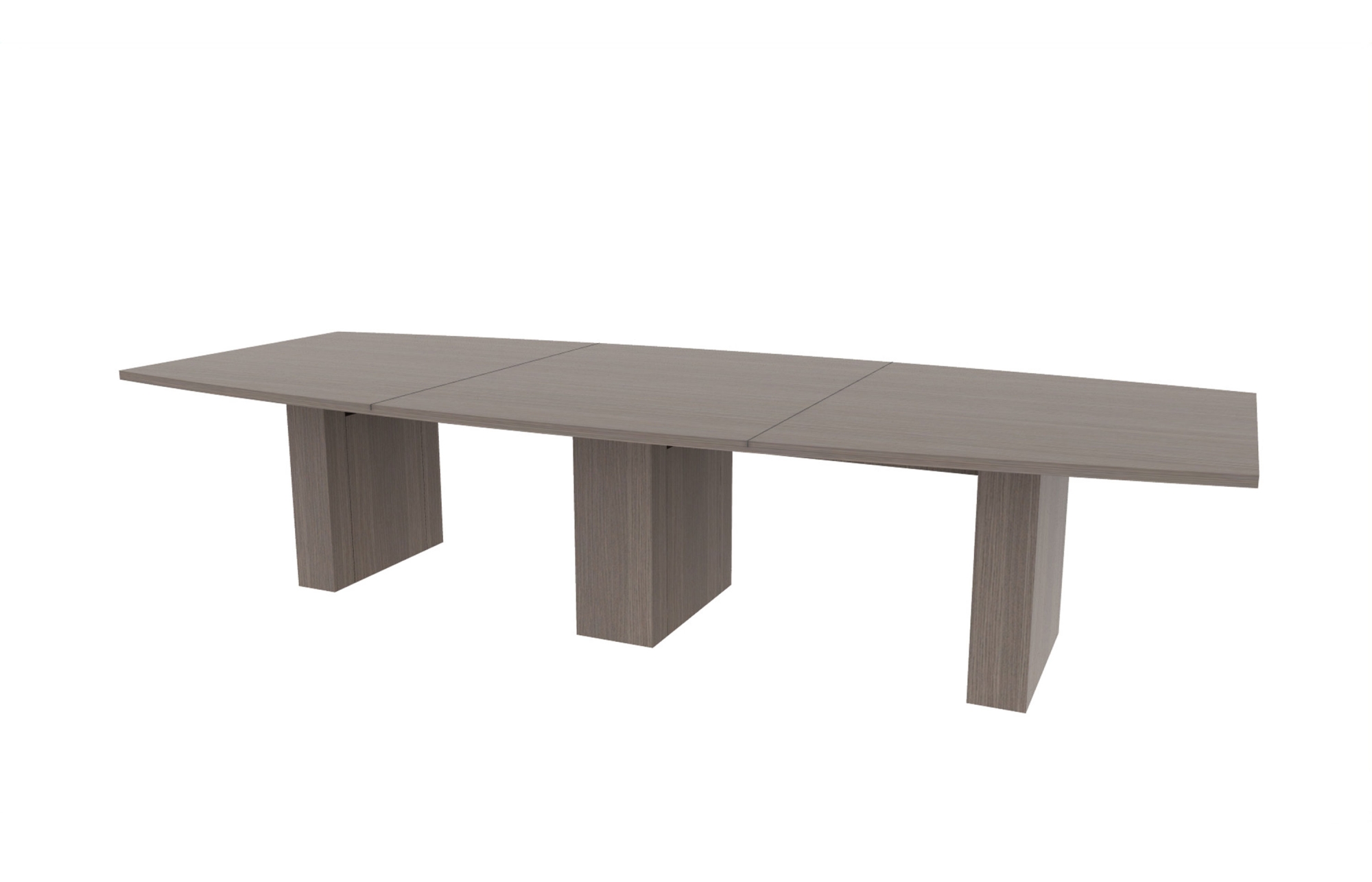 54"x132" Boat Top in HPL with 6"/10" Rectangle Bases (88-54132BT with 88-2494C610RB)