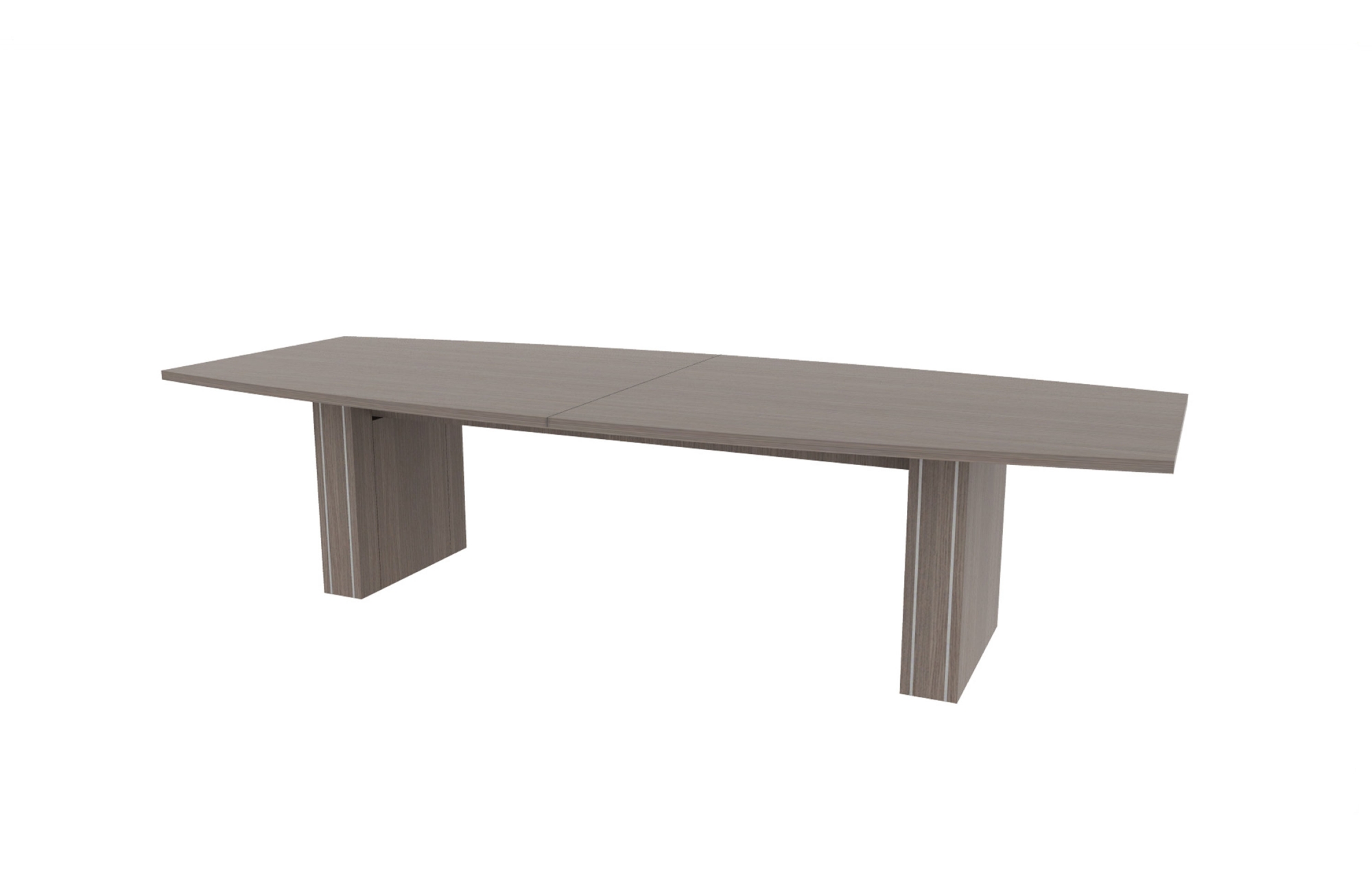 48”x120” Boat Top in HPL with 6" Rectangle Accent Bases (88-48120BT with 88-248206RAB)