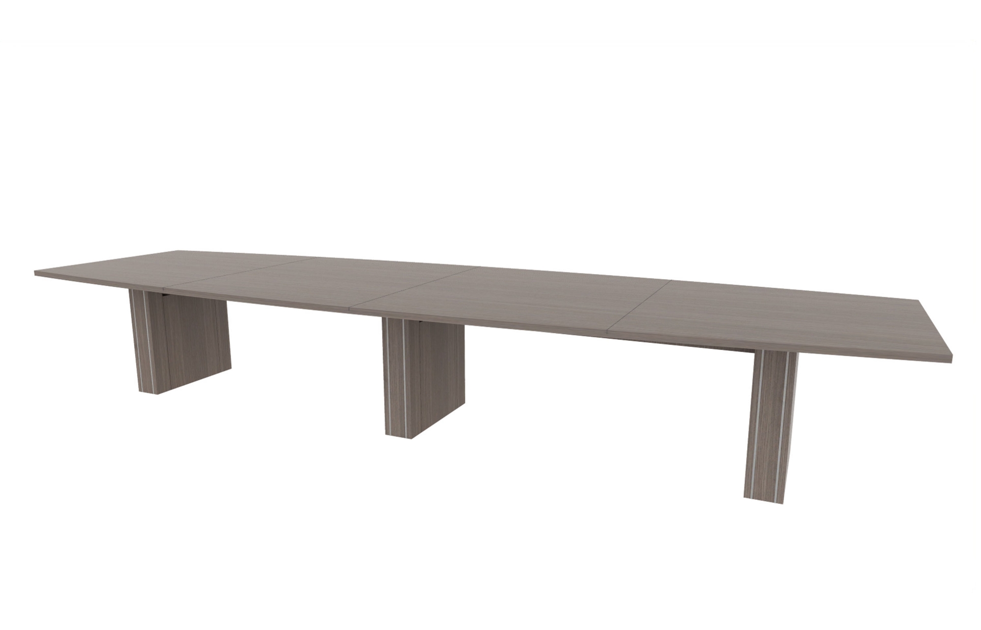 54”x180” Boat Top in HPL with 6" Rectangle Accent Bases (88-54180BT with 88-2414206RAB)