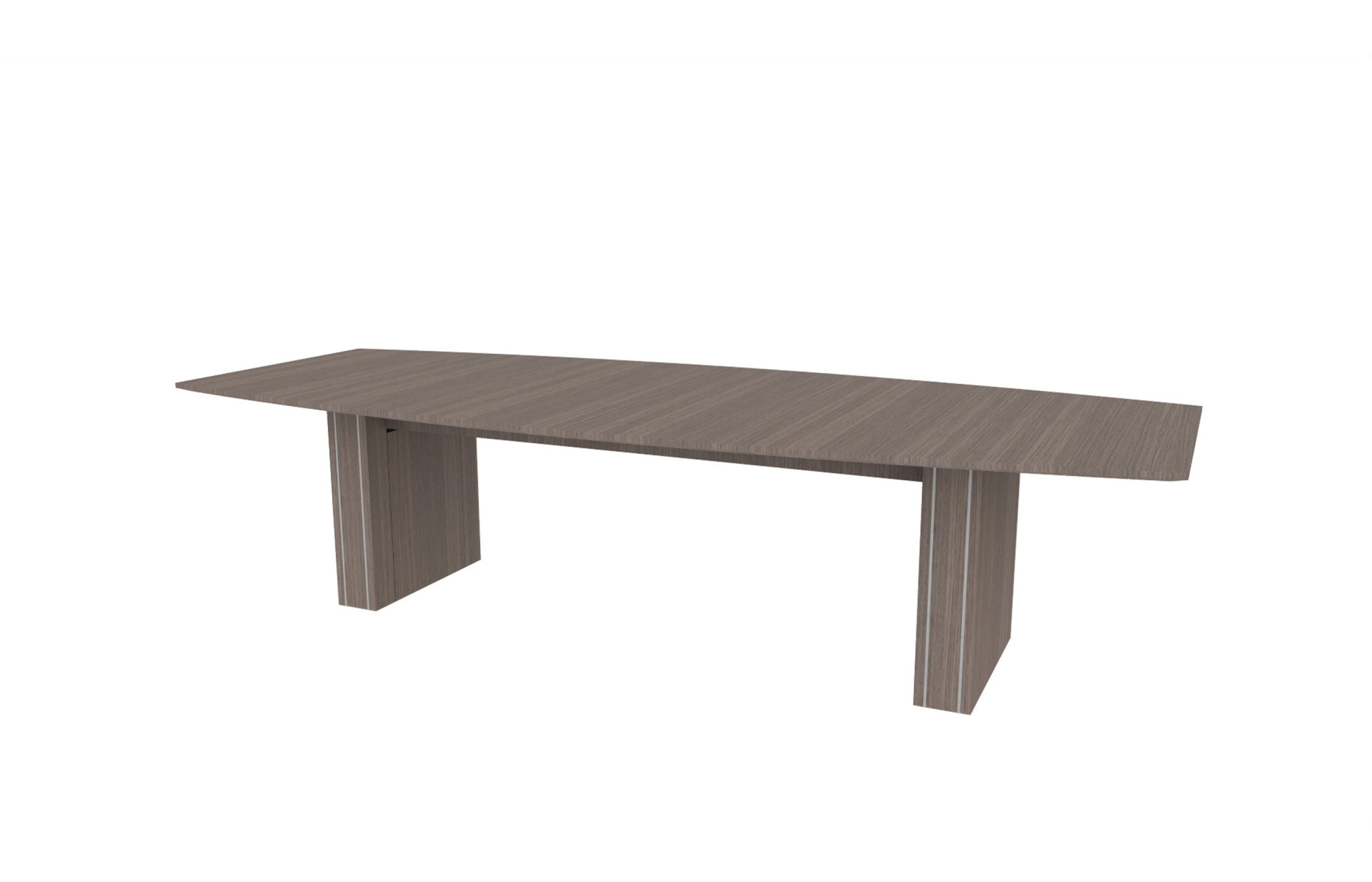 42”x120” Boat Top in Veneer with 6" Rectangle Accent Bases (88-42120BT with 88-208206RAB)