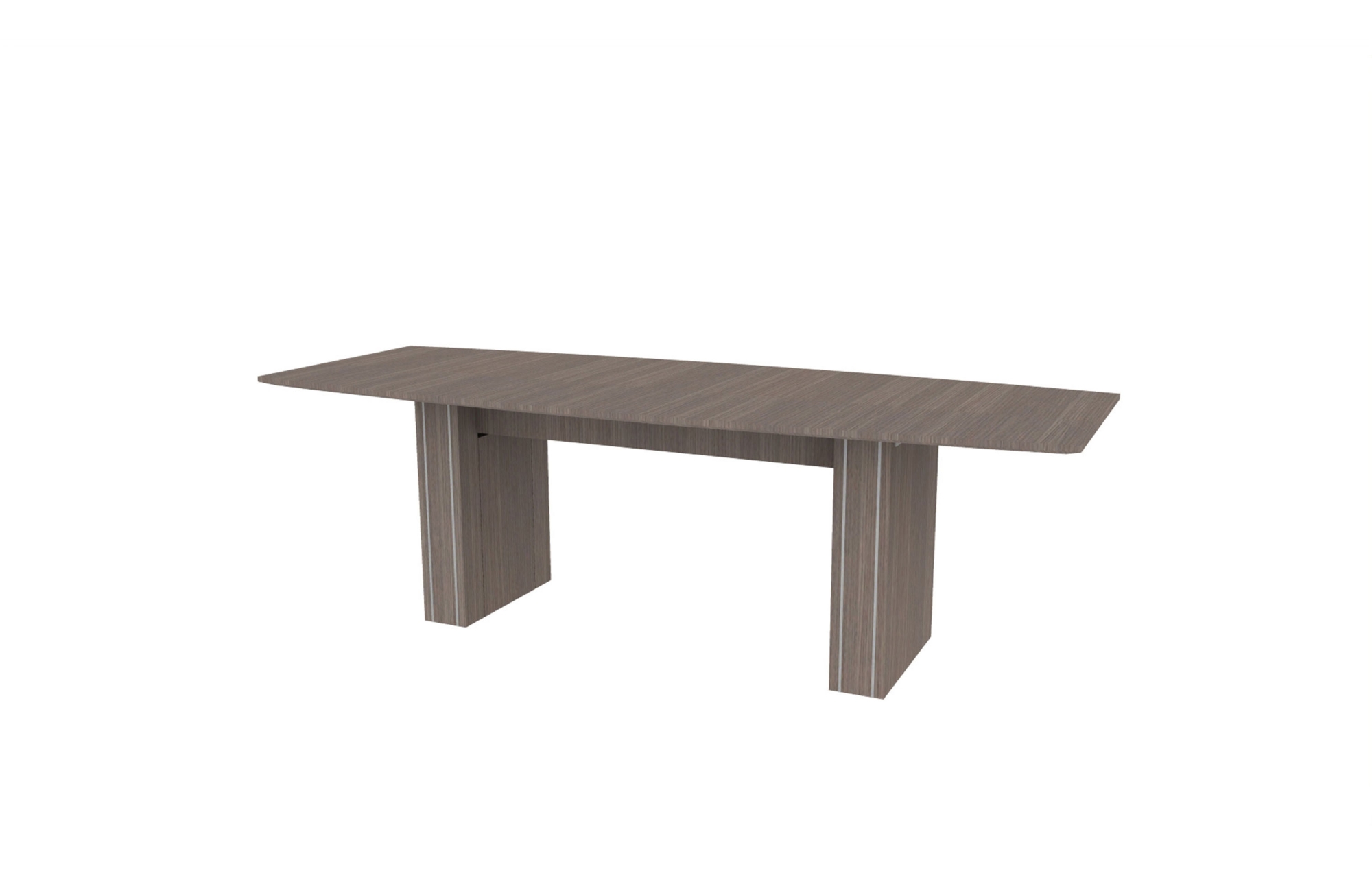 42”x96” Boat Top in Veneer with 6" Rectangle Accent Bases (88-4296BT with 88-205806RAB)