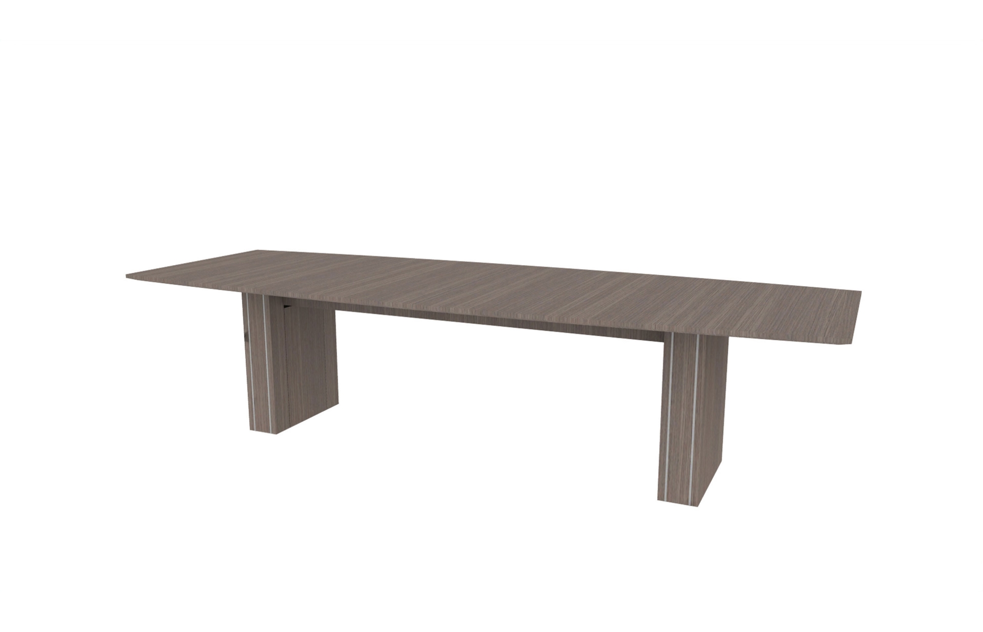 48”x120” Boat Top in Veneer with 6" Rectangle Accent Bases (88-48120BT with 88-248206RAB)